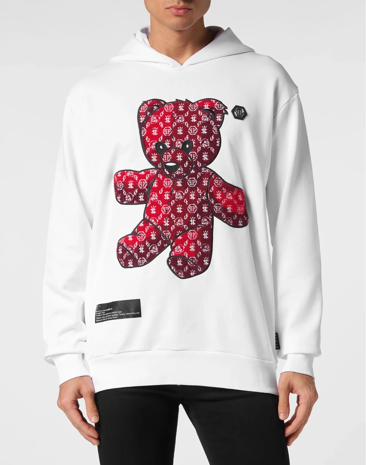 Hoodie sweatshirt Teddy Bear, цвет: Белый