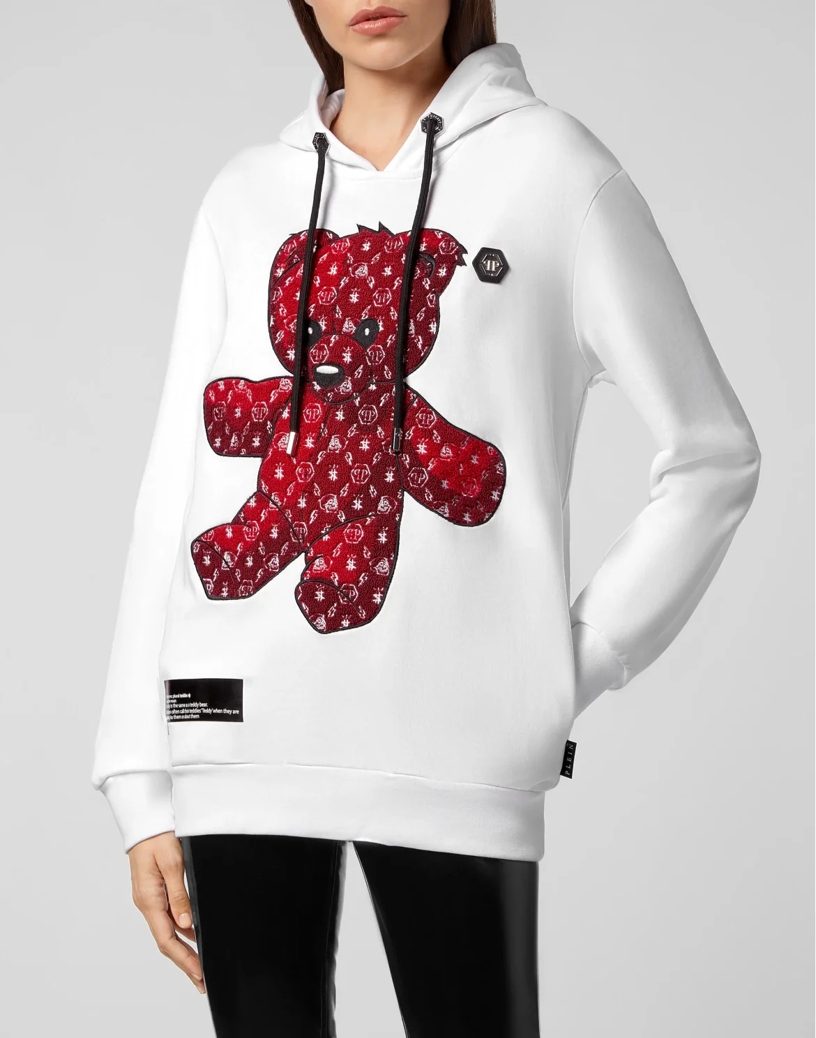 Hoodie sweatshirt Teddy Bear, цвет: Белый