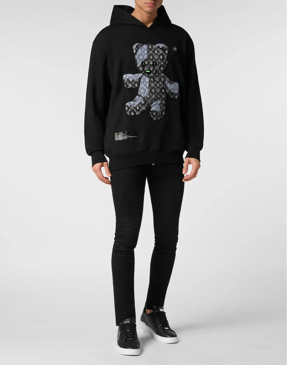 Hoodie sweatshirt Teddy Bear, цвет: Черный