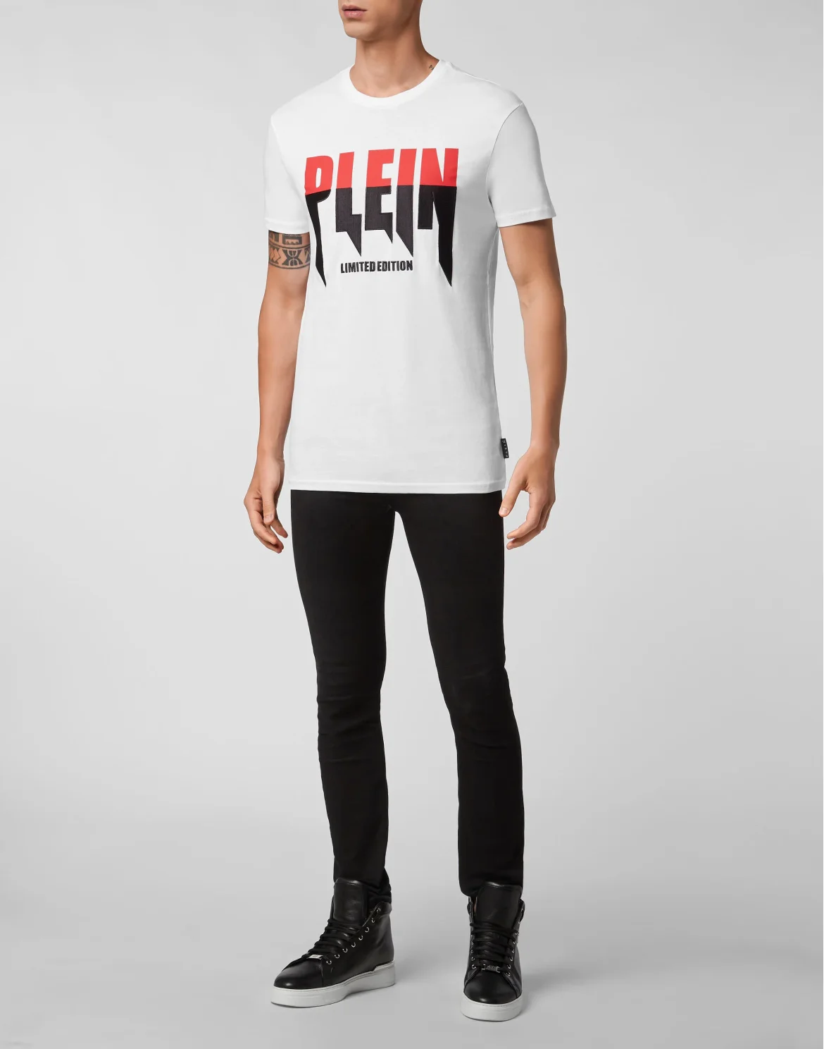 T-shirt Round Neck SS Iconic Plein, цвет: Белый