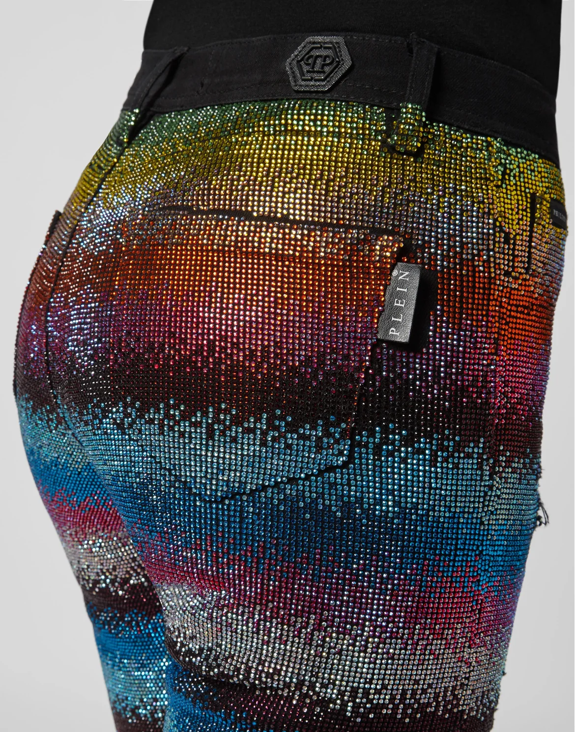 High Waist Jegging Raindbow Crystal, цвет: Мультиколор
