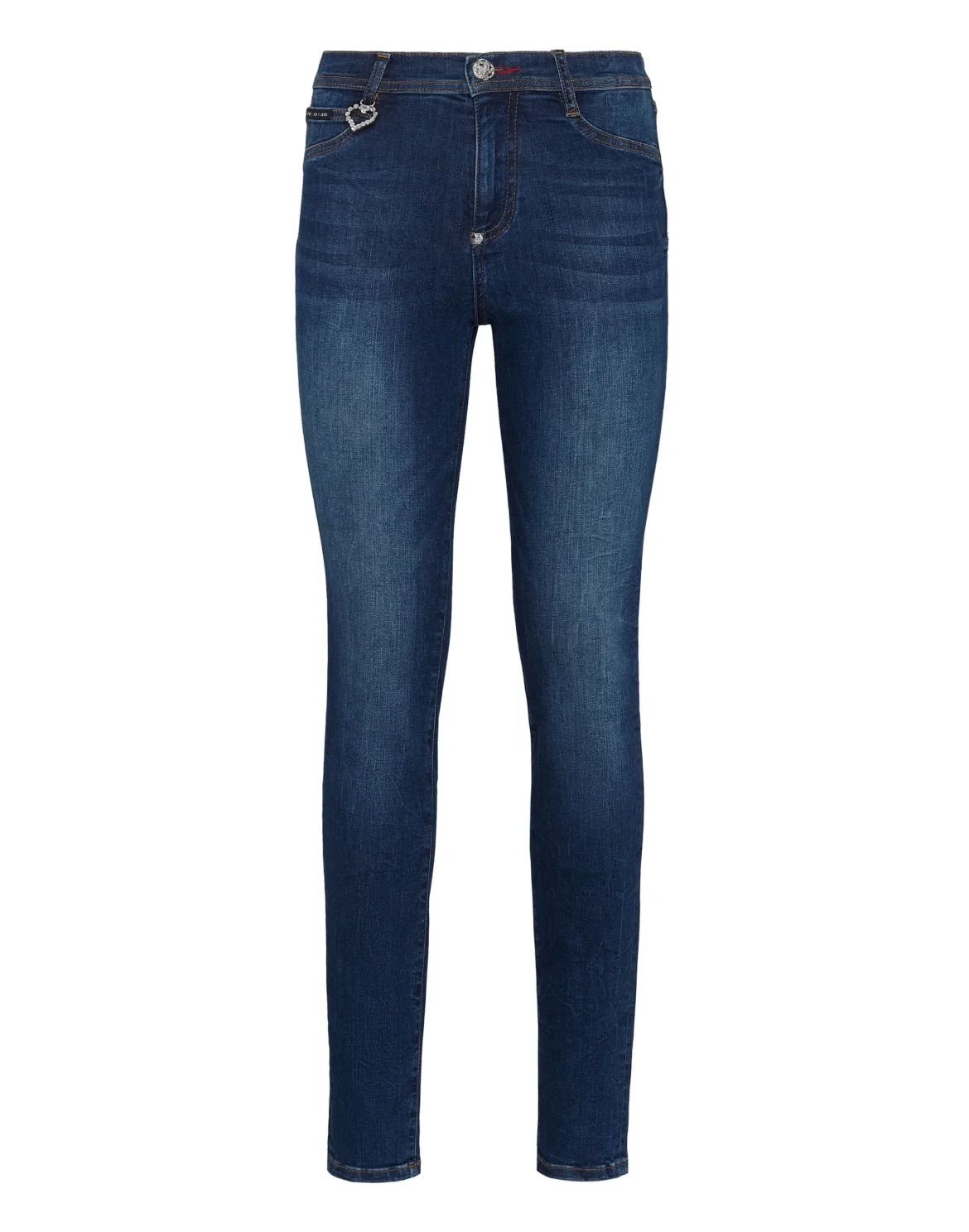 High Waist Jegging Philipp Plein TM, цвет: Синий