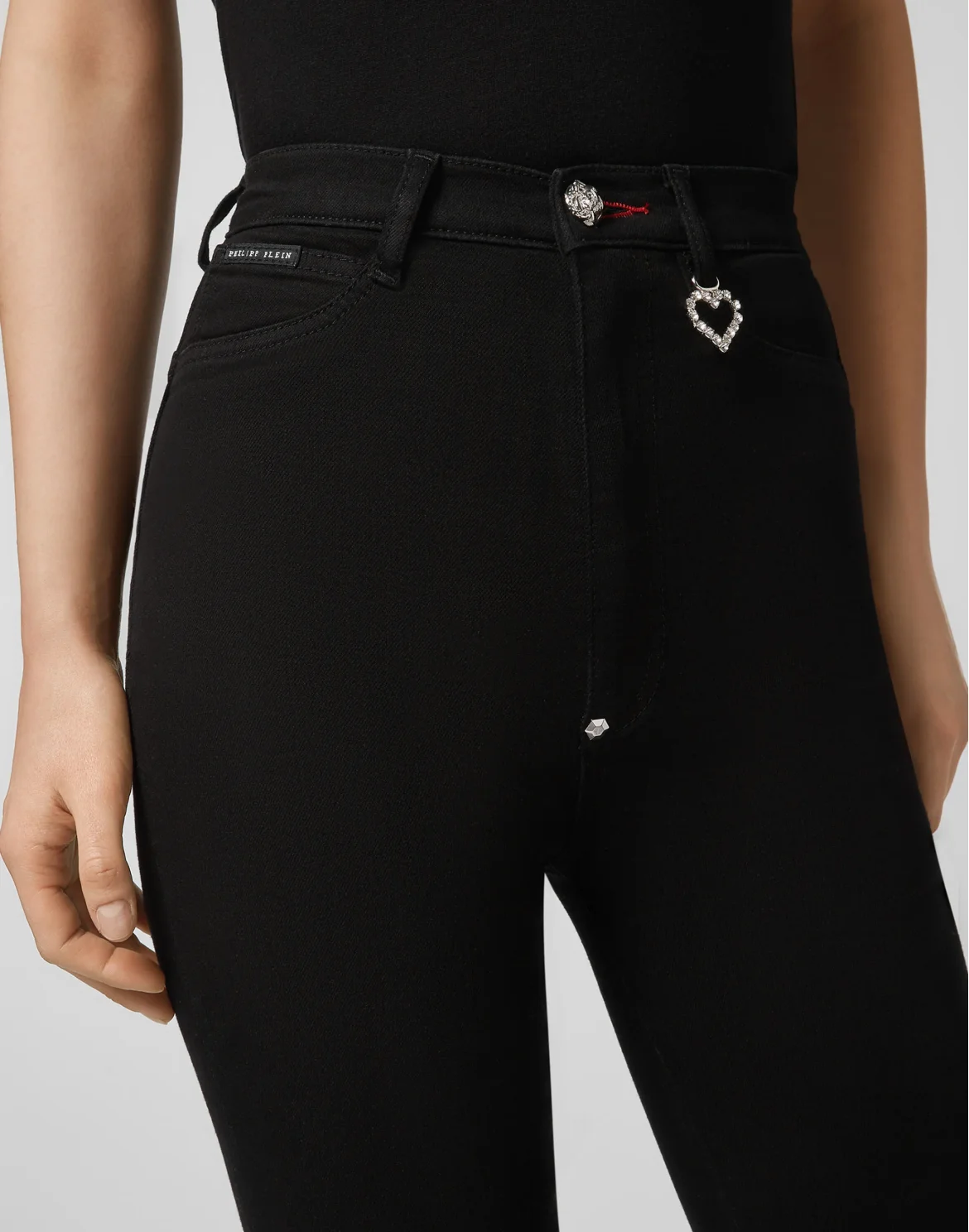 Super High Waist Jegging Philipp Plein TM, цвет: Черный