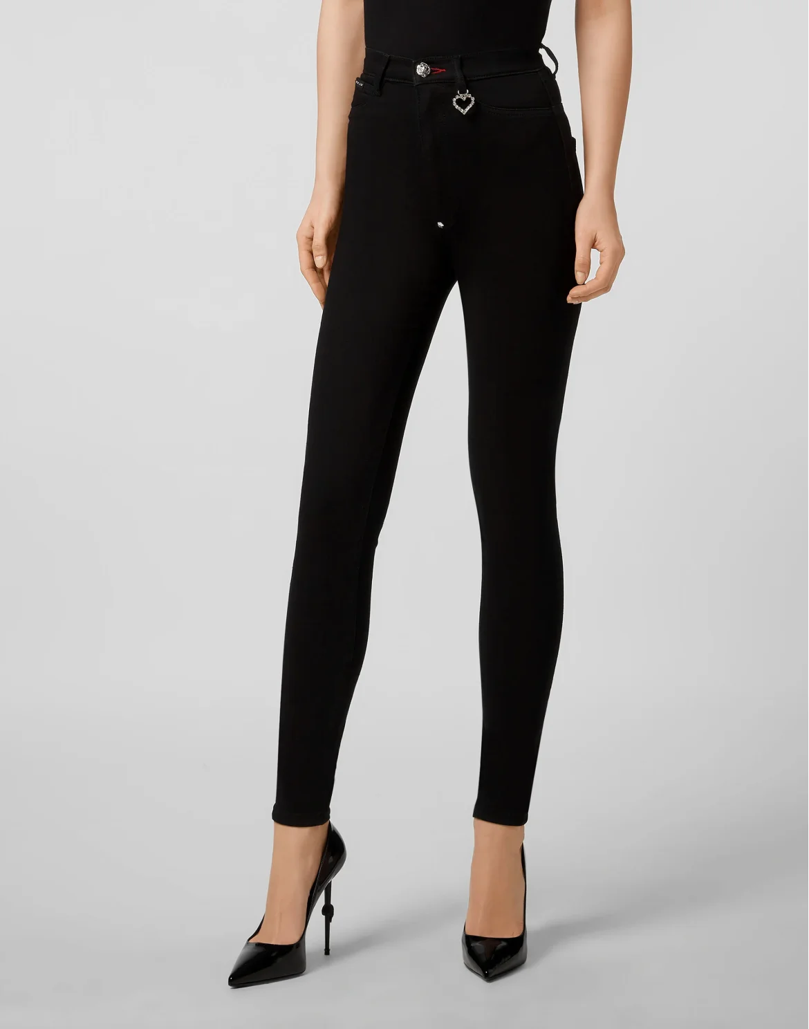 Super High Waist Jegging Philipp Plein TM, цвет: Черный