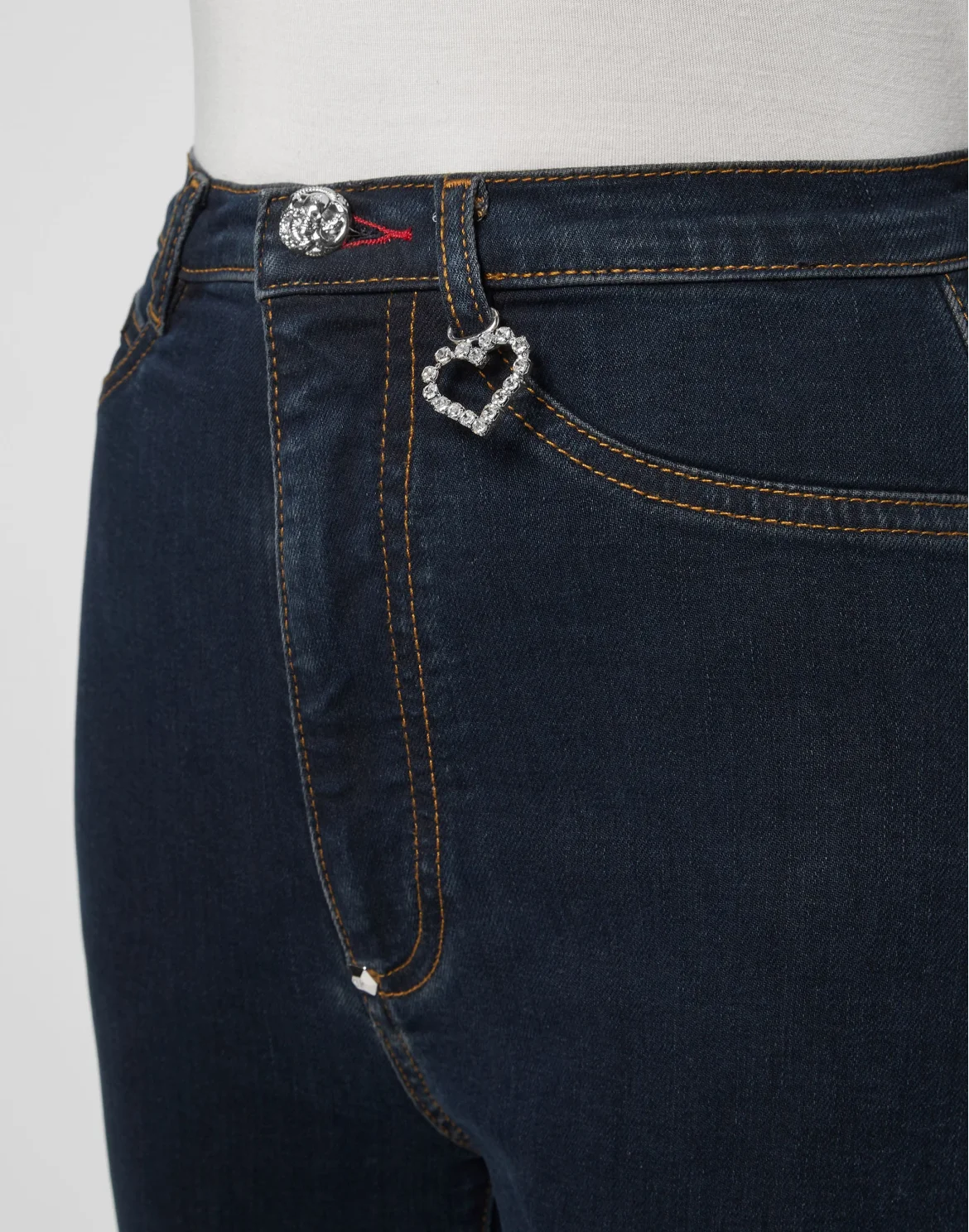 Super High Waist Jegging Philipp Plein TM, цвет: Синий