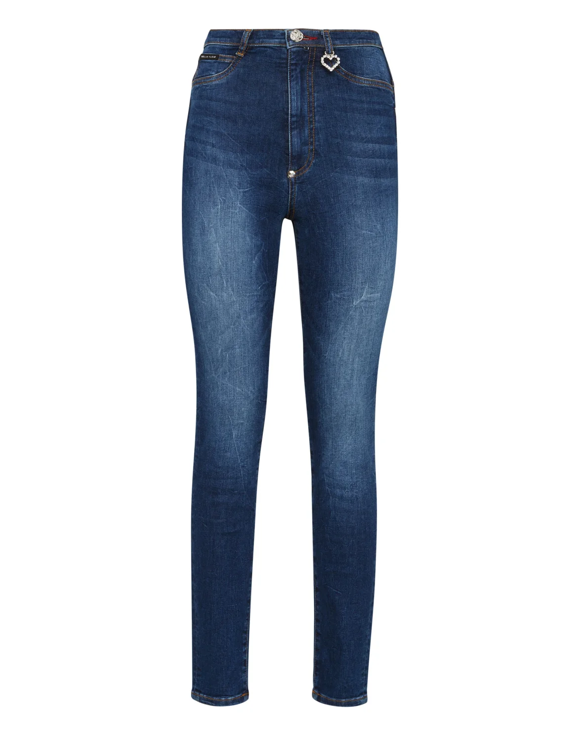 Super High Waist Jegging Philipp Plein TM, цвет: Синий