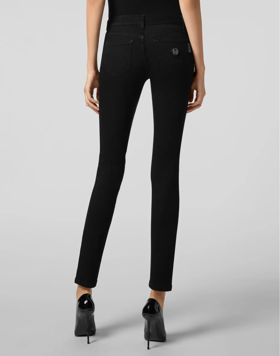 Jegging Philipp Plein TM, цвет: Черный