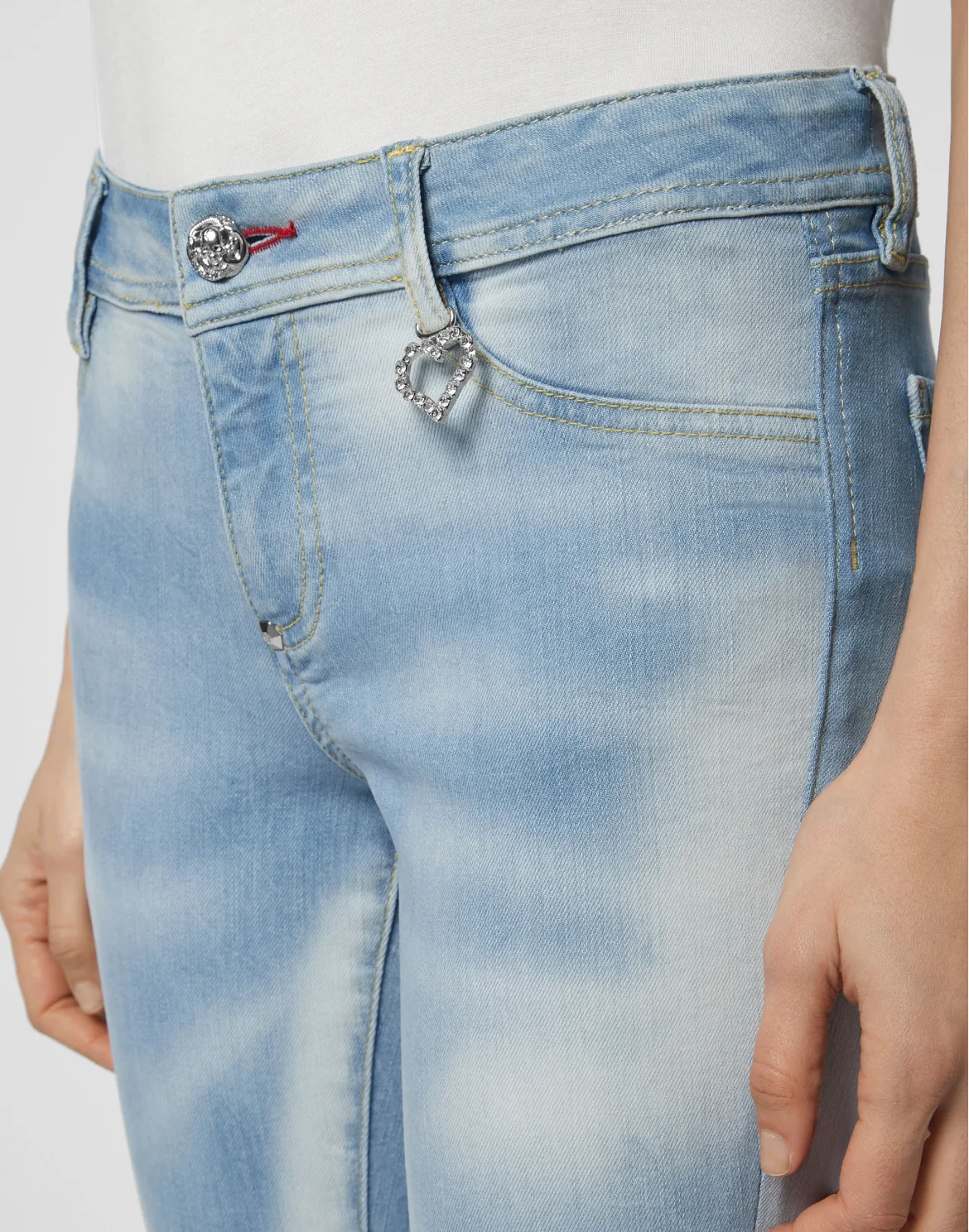Jegging Philipp Plein TM, цвет: Черный