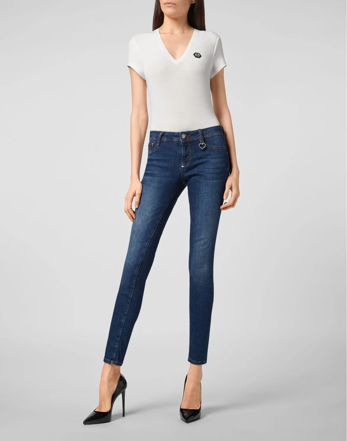 Jegging Philipp Plein TM, цвет: Синий