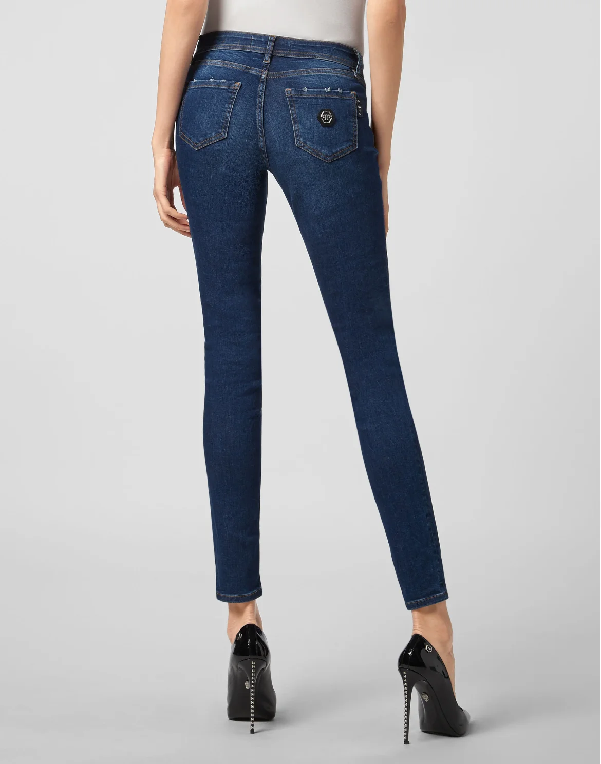Jegging Philipp Plein TM, цвет: Синий