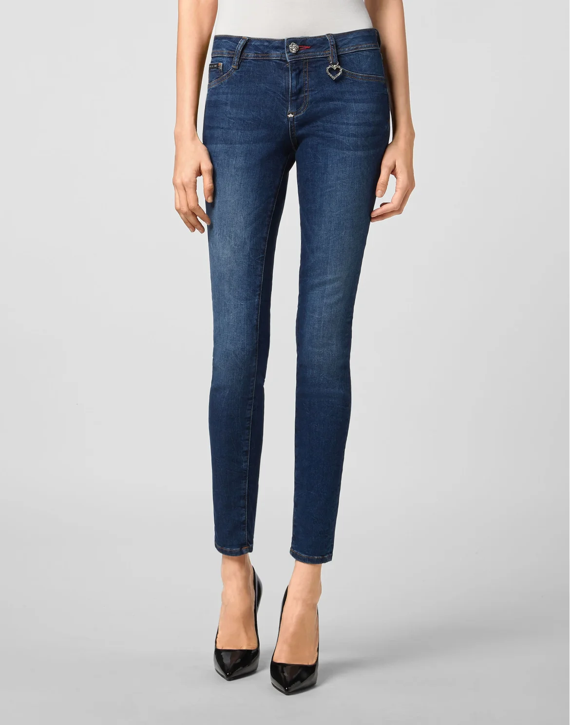 Jegging Philipp Plein TM, цвет: Синий