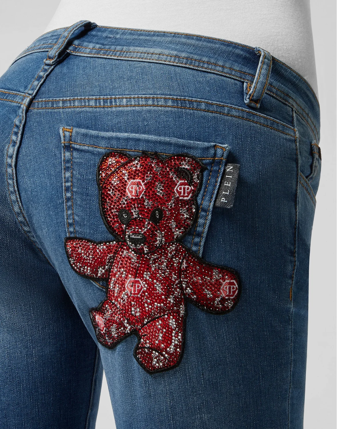 Slim Fit Teddy Bear, цвет: Синий