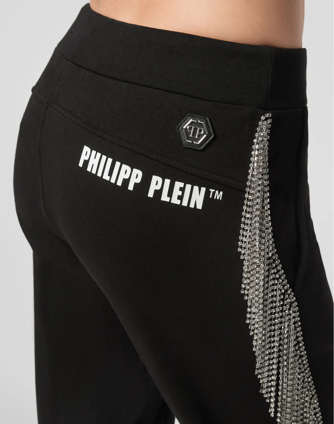 Jogging Trousers Silver Fringe, цвет: Черный