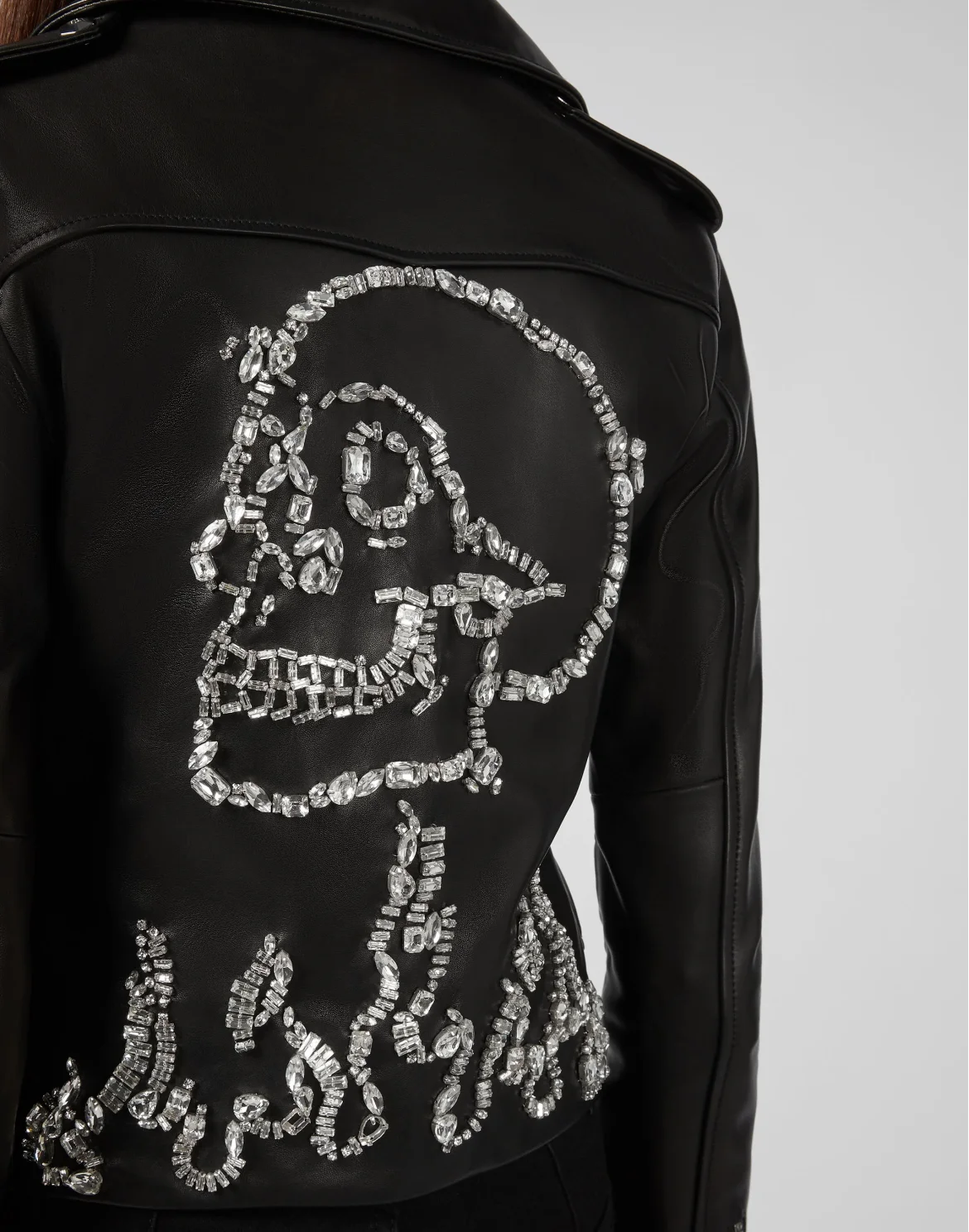 Leather Biker Look at me Flame, цвет: Черный