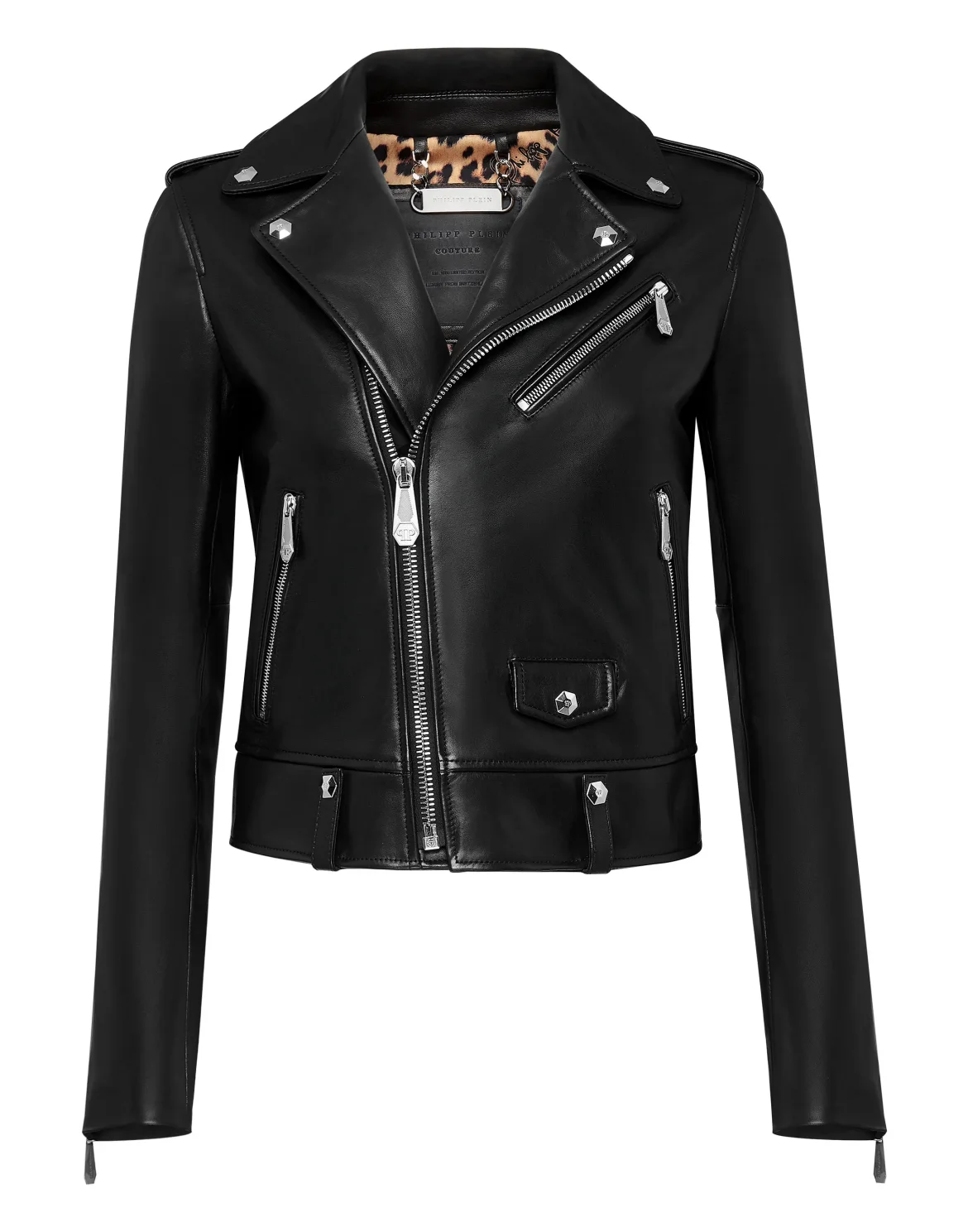 Leather Biker Look at me Flame, цвет: Черный