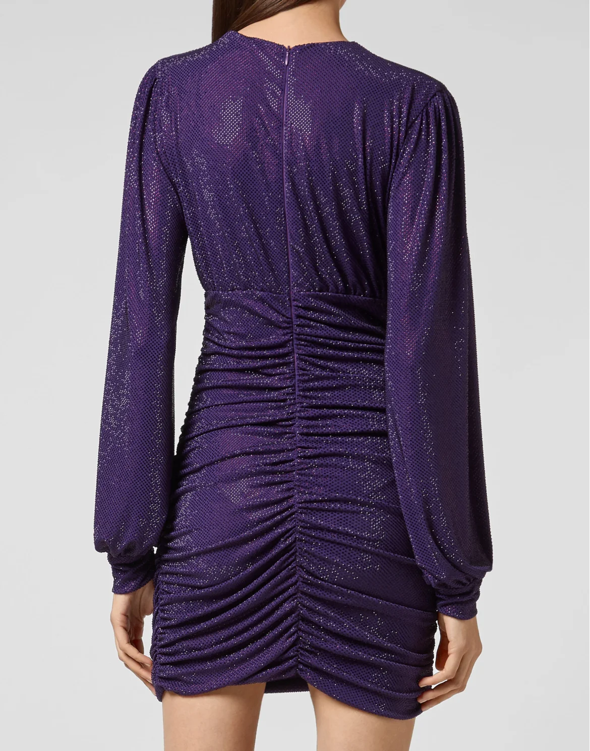 Short Dress Daphne Crystal, цвет: Фиолетовый