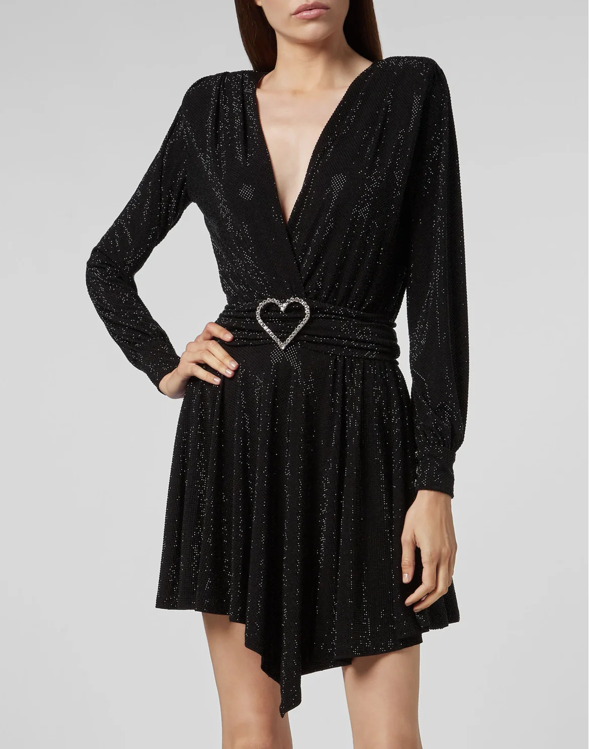 Short Dress Artemis Crystal, цвет: Черный