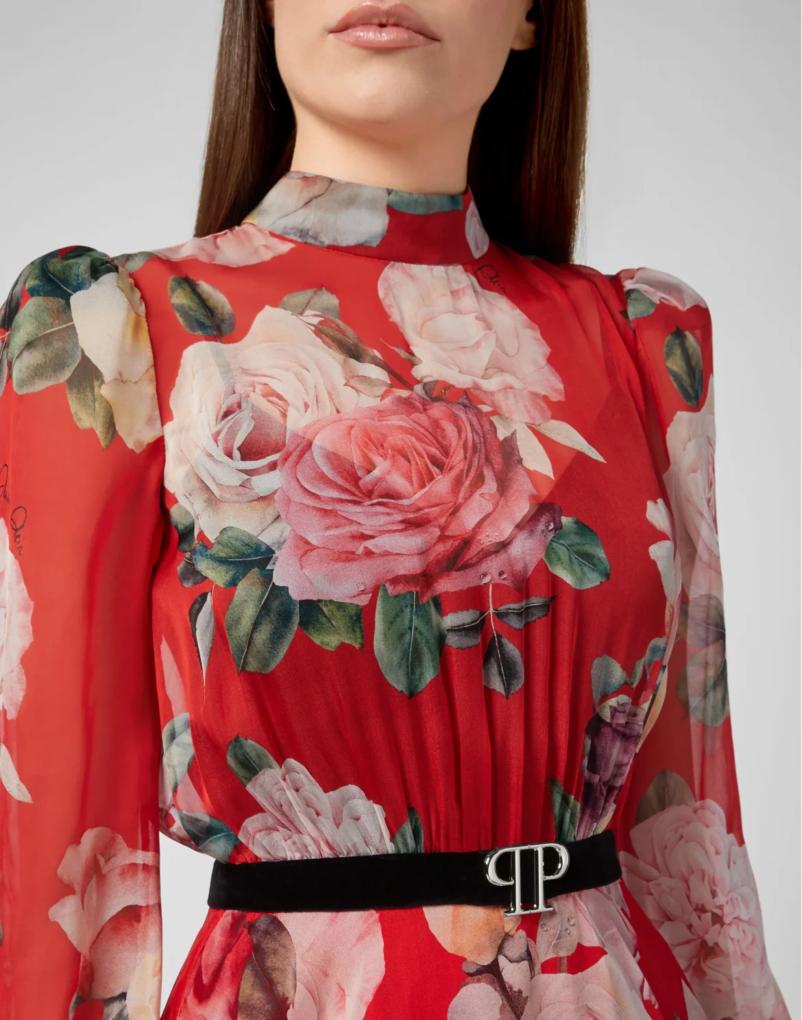 Short Dress Fyrial Flowers, цвет: Красный
