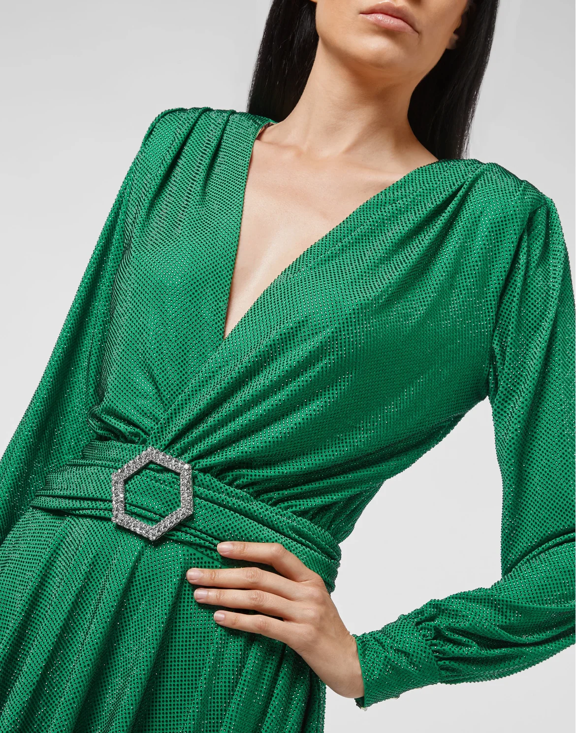 Short Dress Artemis Crystal, цвет: Зеленый