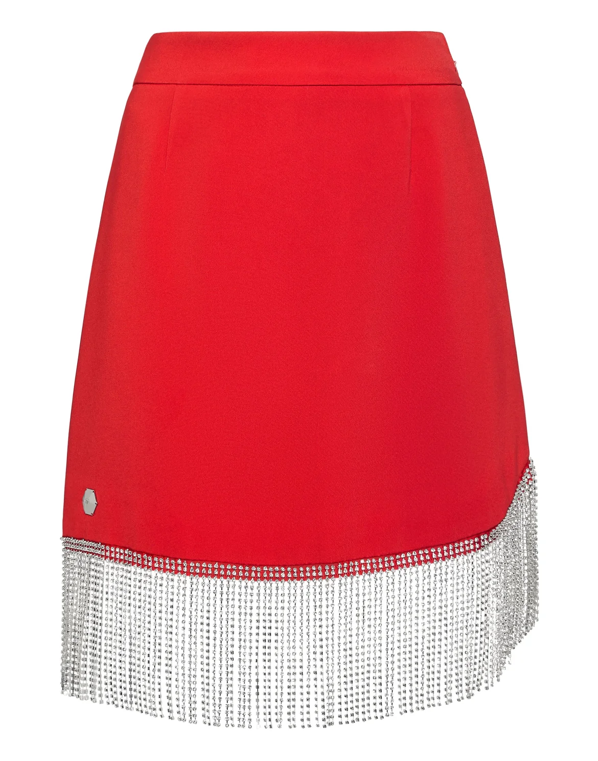 Short Full Color Crystal  Skirt Fringe, цвет: Красный