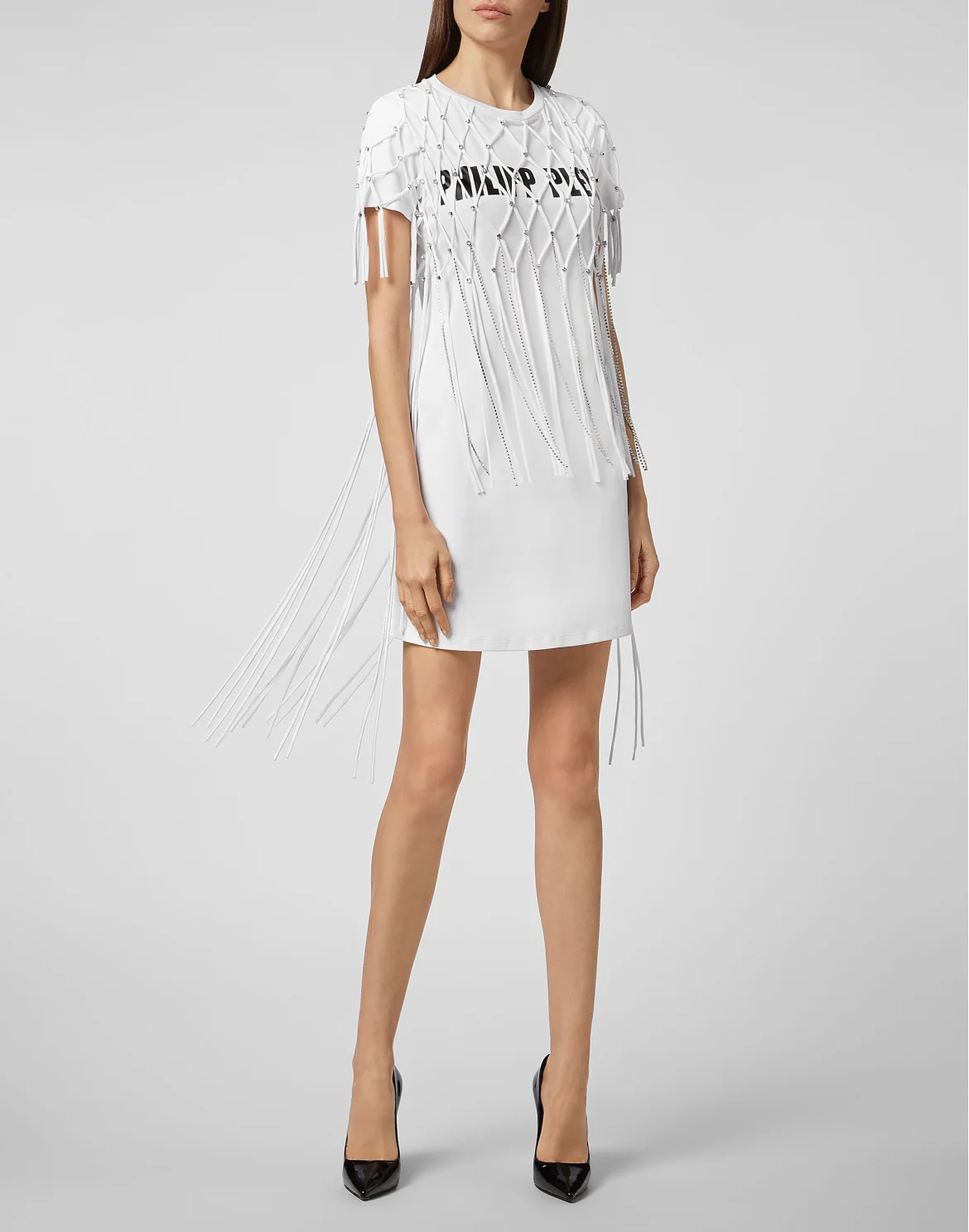 Short Dresses Moana Fringe, цвет: Белый