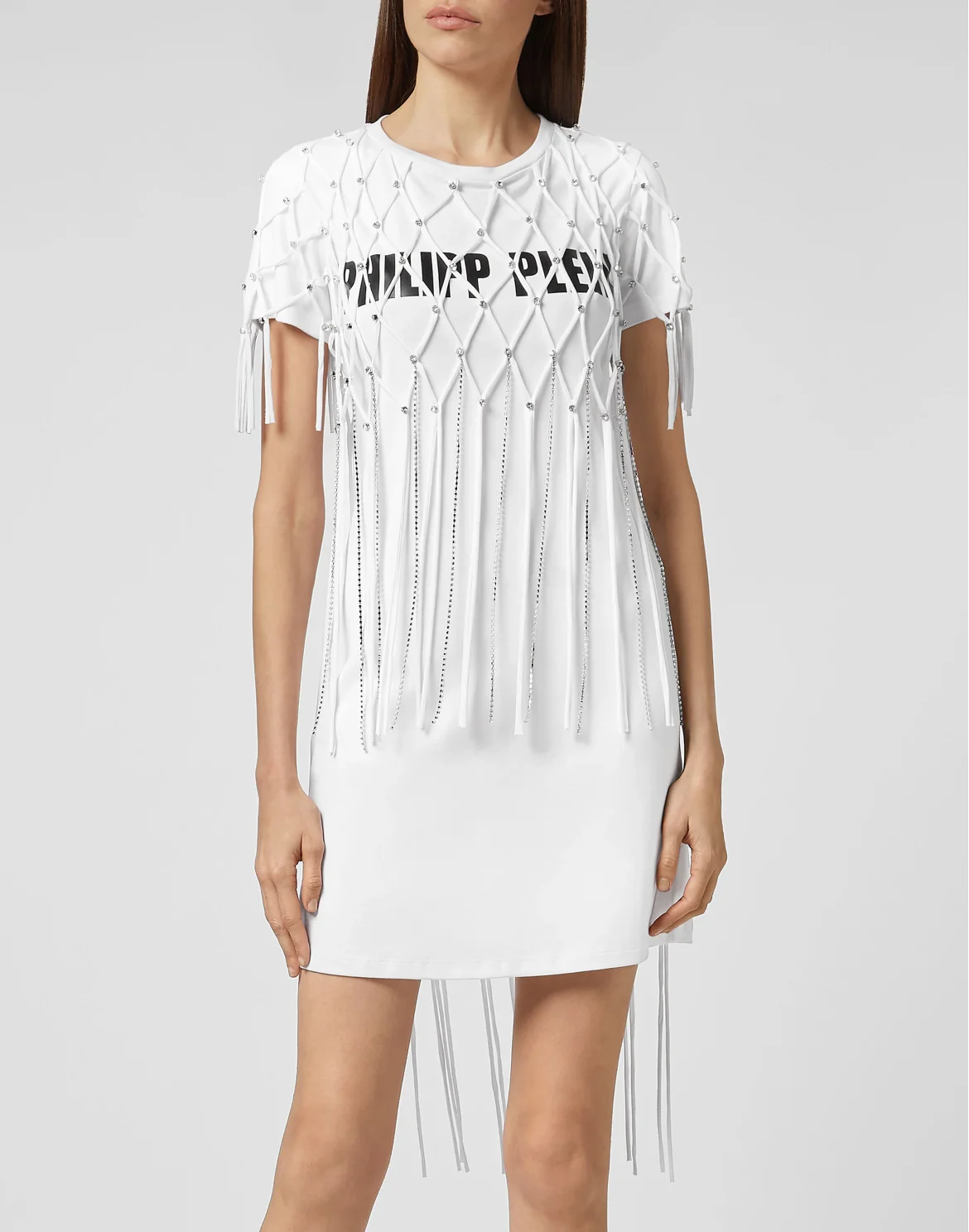 Short Dresses Moana Fringe, цвет: Белый