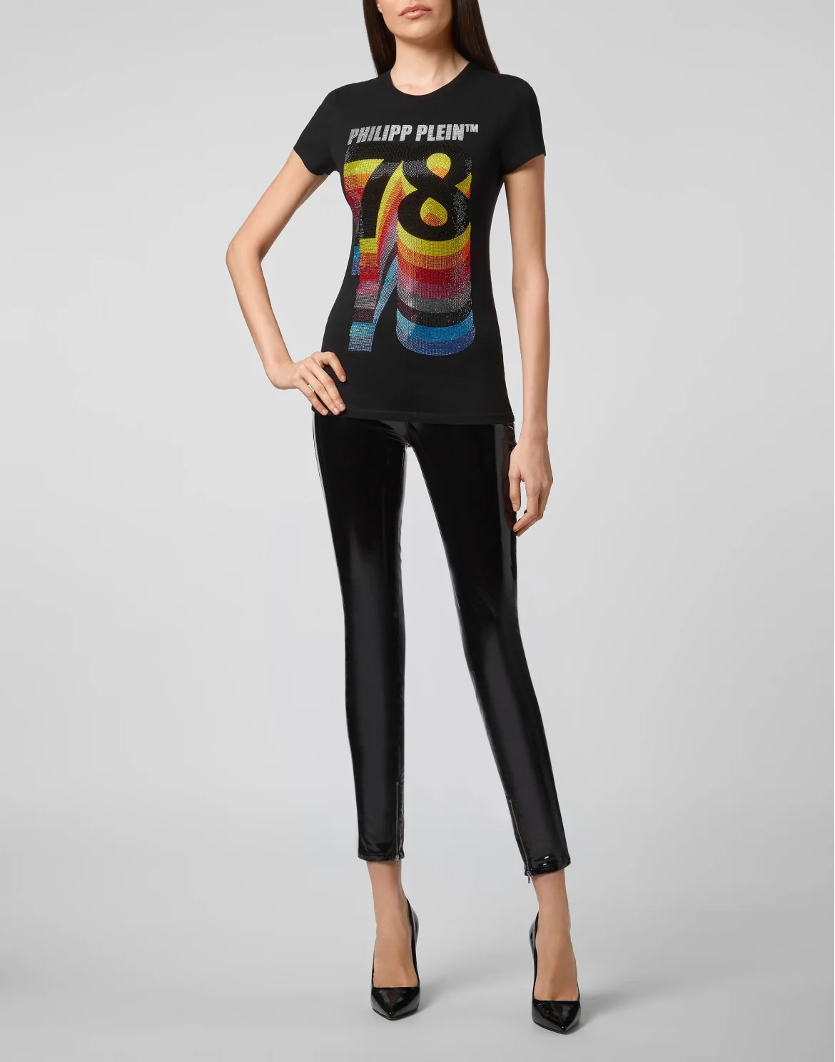 T-shirt Round Neck SS Vintage PP1978, цвет: Черный