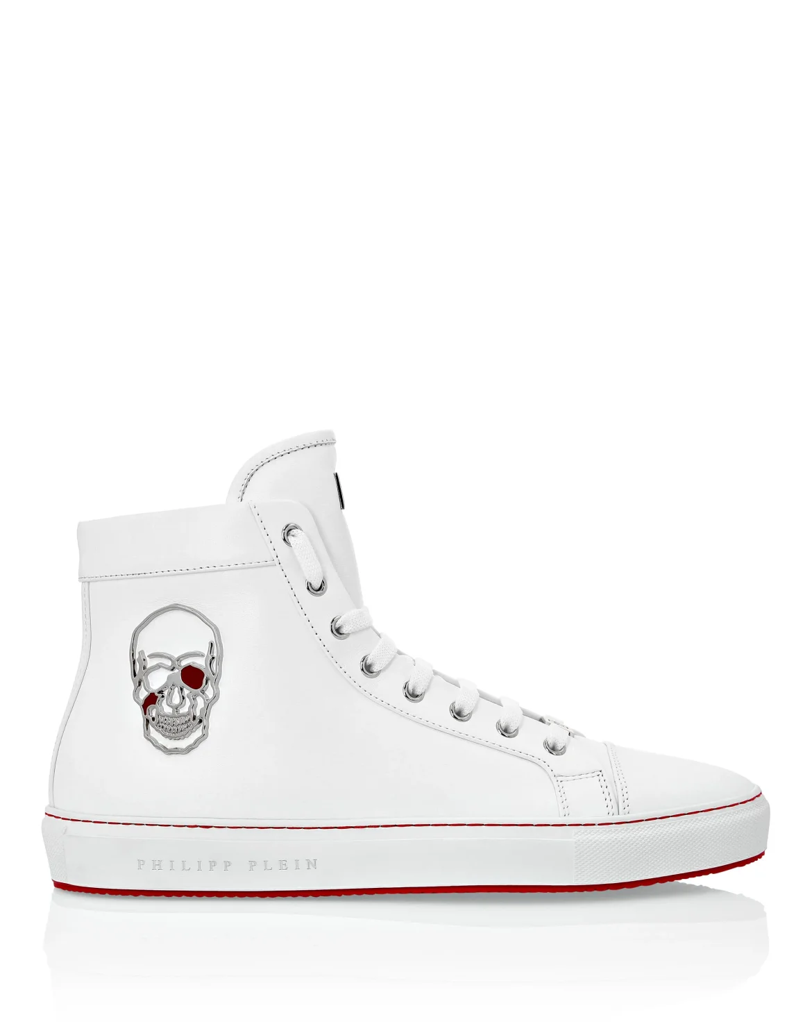 Hi-Top Sneakers The $kull TM, цвет: Белый