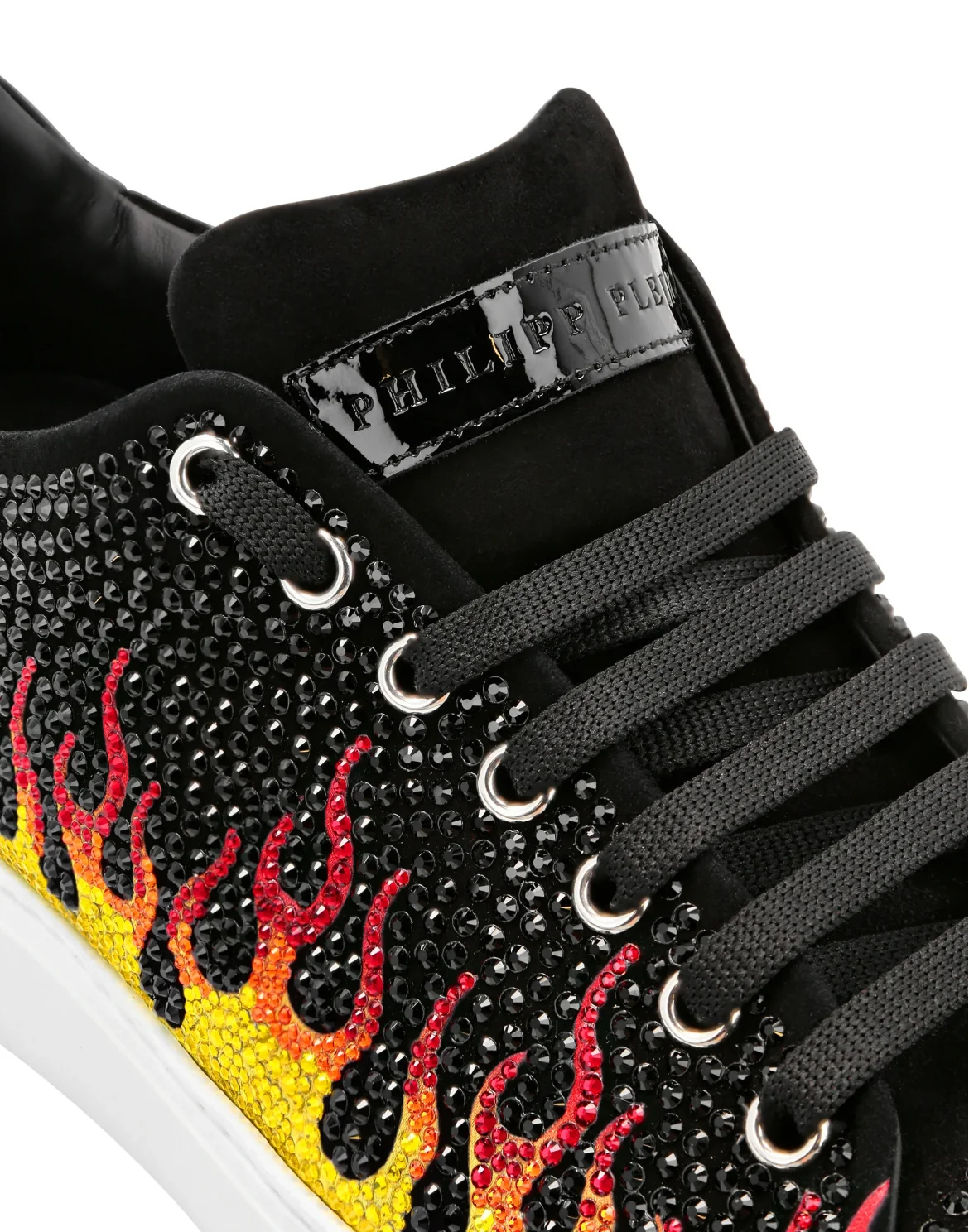 Lo-Top Sneakers crystal Flame, цвет: Черный