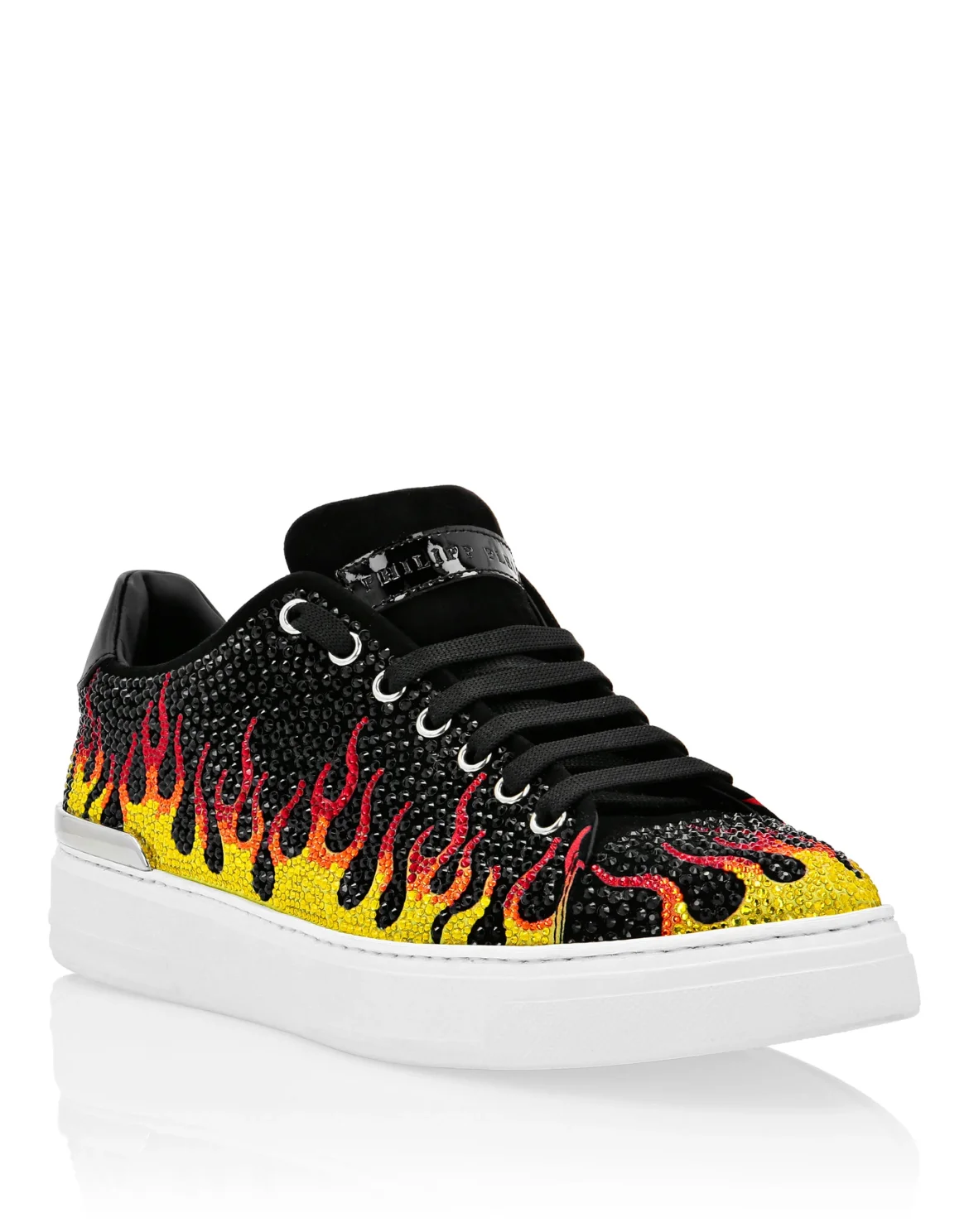 Lo-Top Sneakers crystal Flame, цвет: Черный