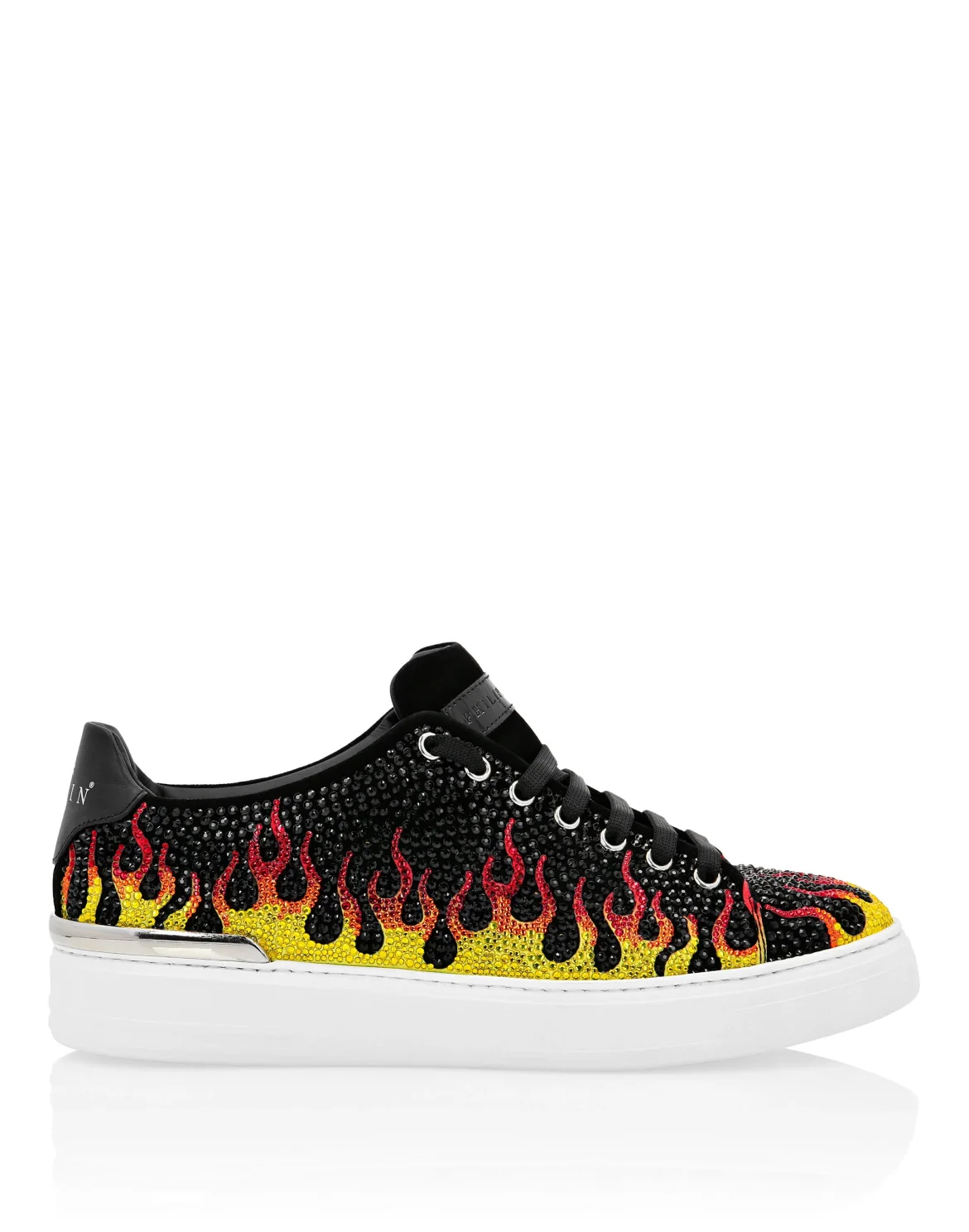 Lo-Top Sneakers crystal Flame, цвет: Черный