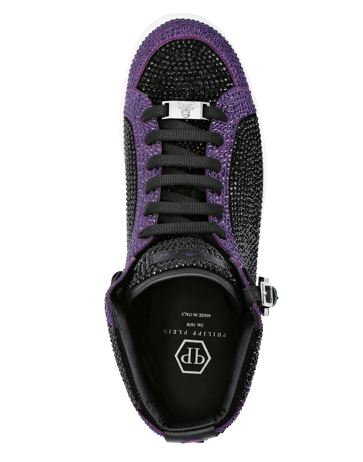 MONEY BEAST Hi-Top crystal  Flame, цвет: Фиолетовый