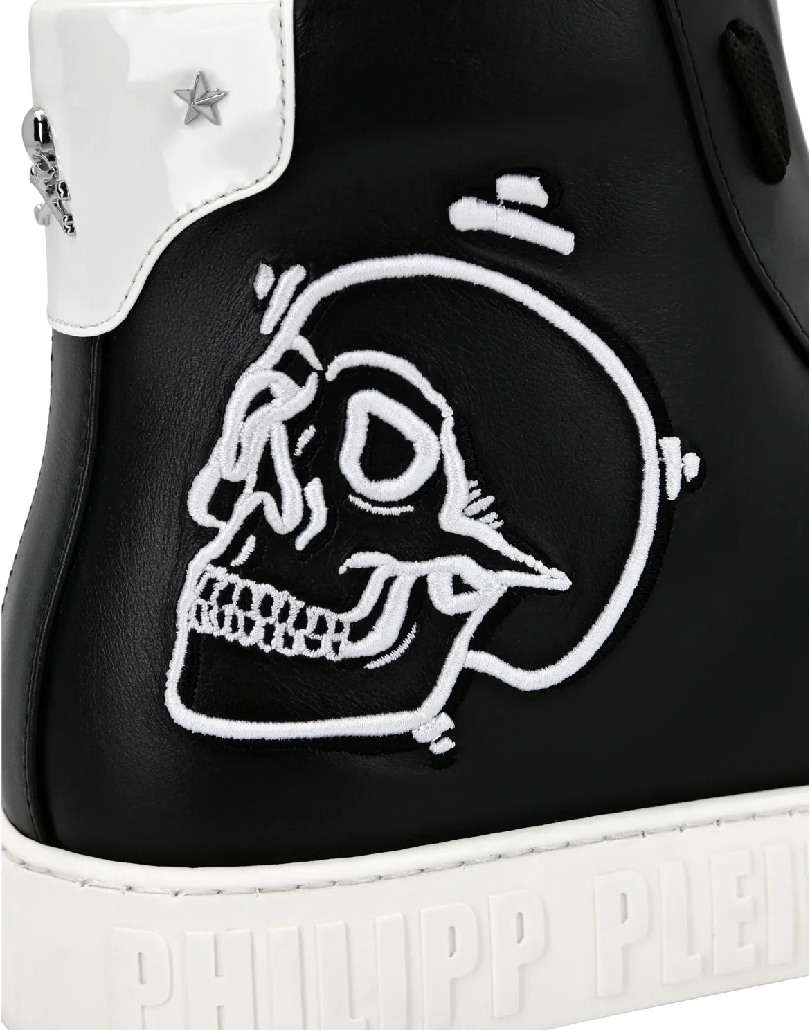 Hi-Top Sneakers Skull, цвет: Черный