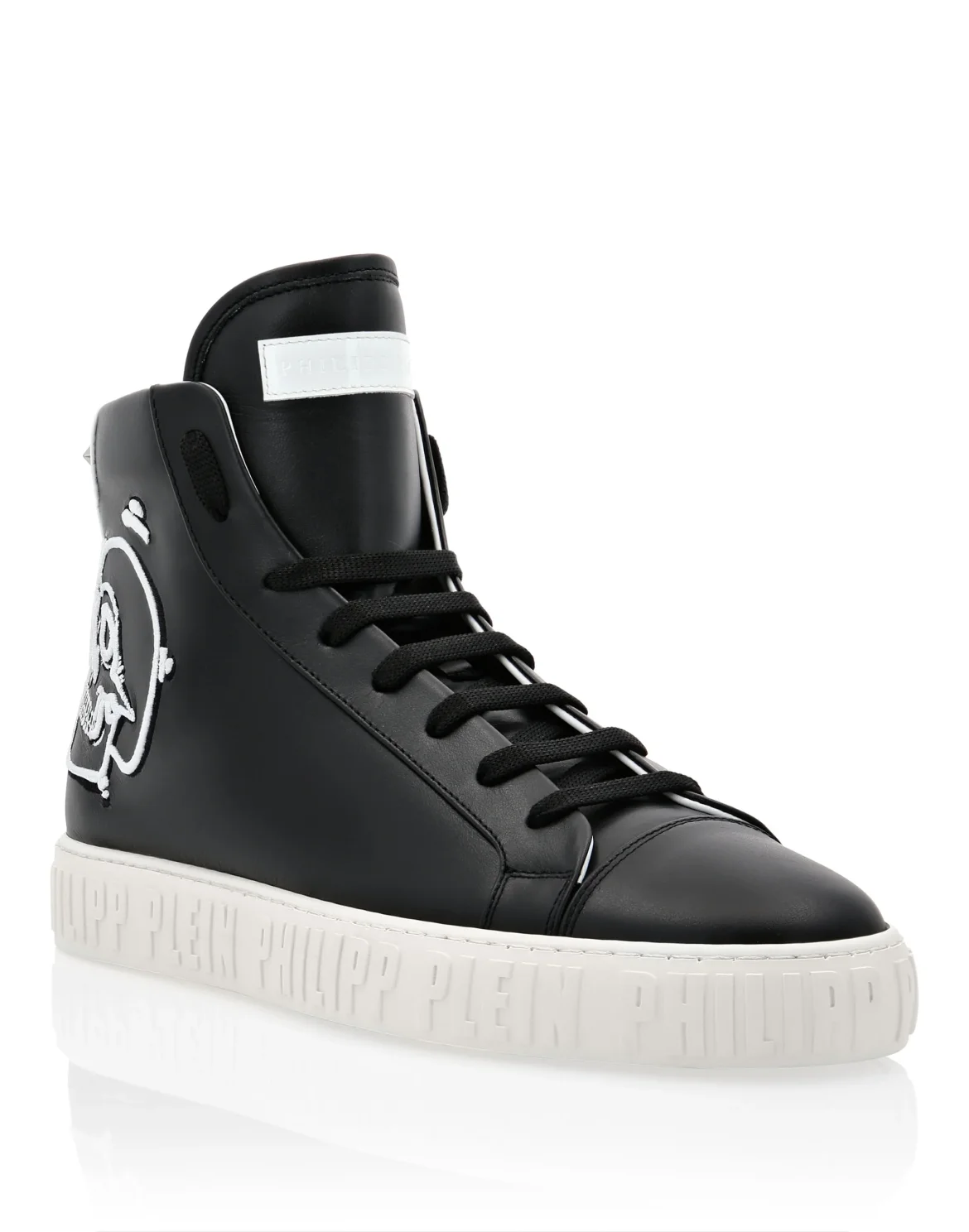 Hi-Top Sneakers Skull, цвет: Черный