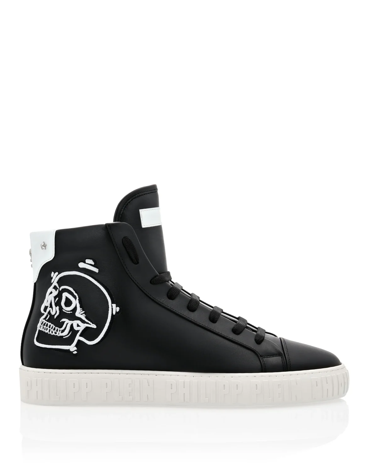 Hi-Top Sneakers Skull, цвет: Черный