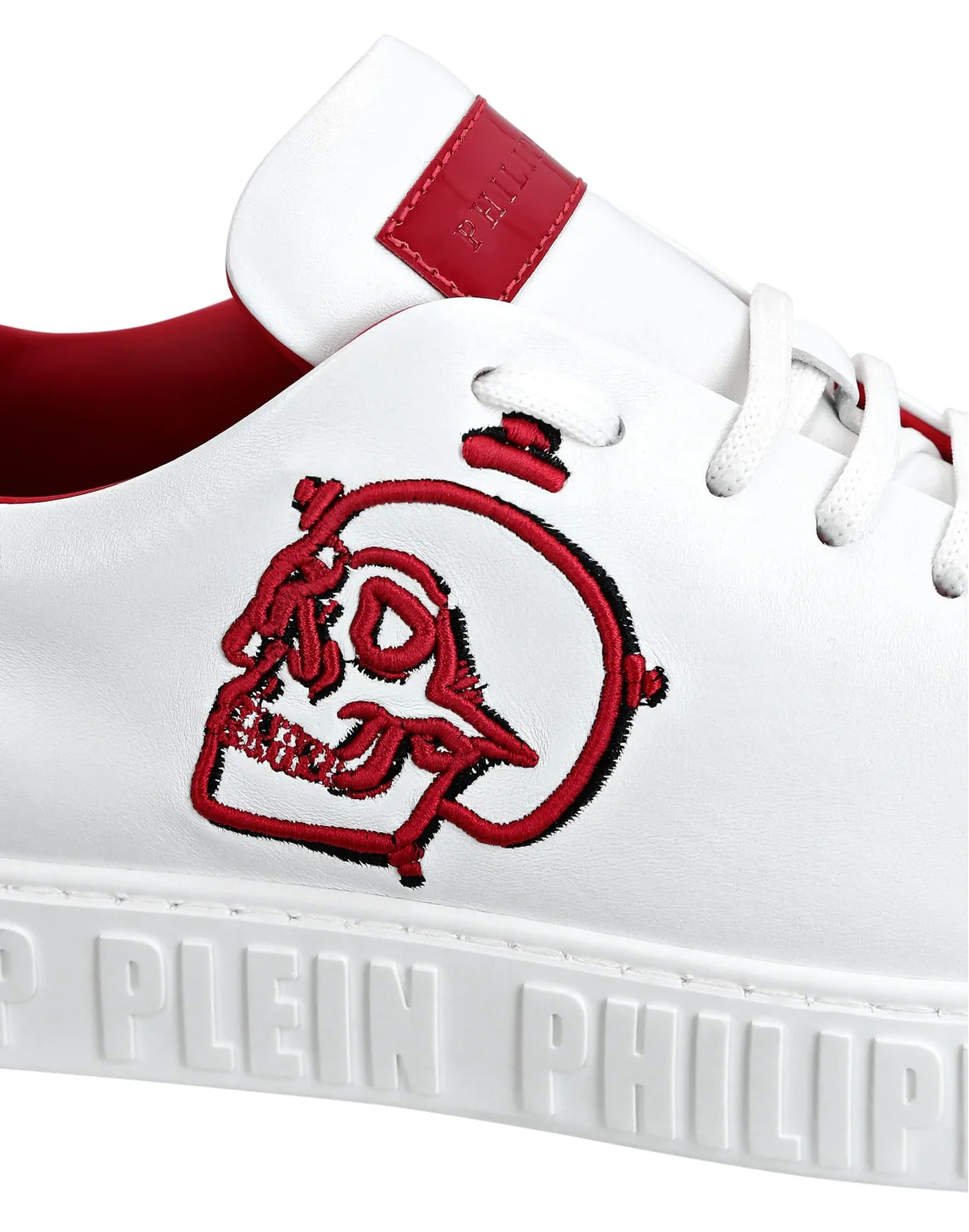 Lo-Top Sneakers Skull, цвет: Белый