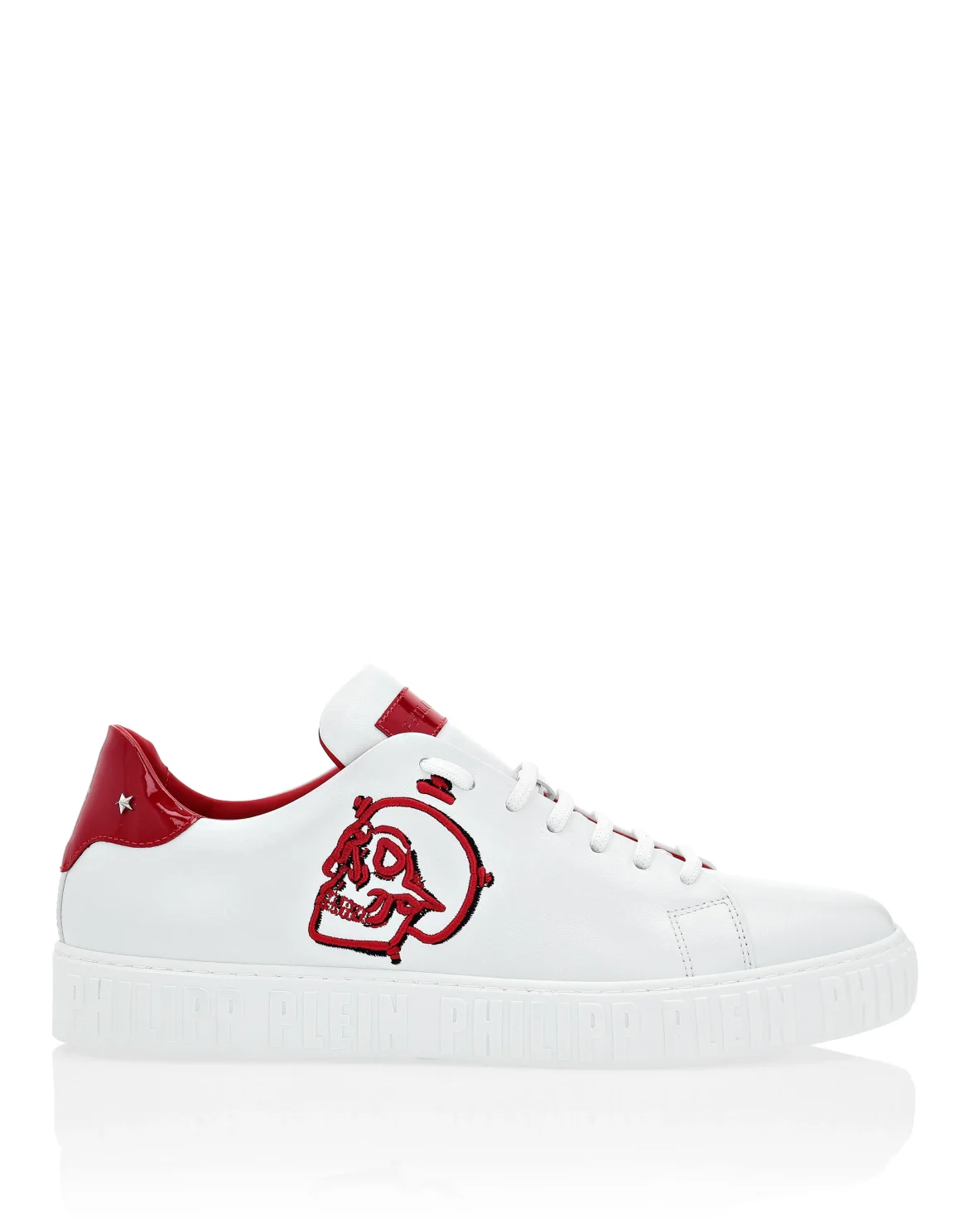Lo-Top Sneakers Skull, цвет: Белый