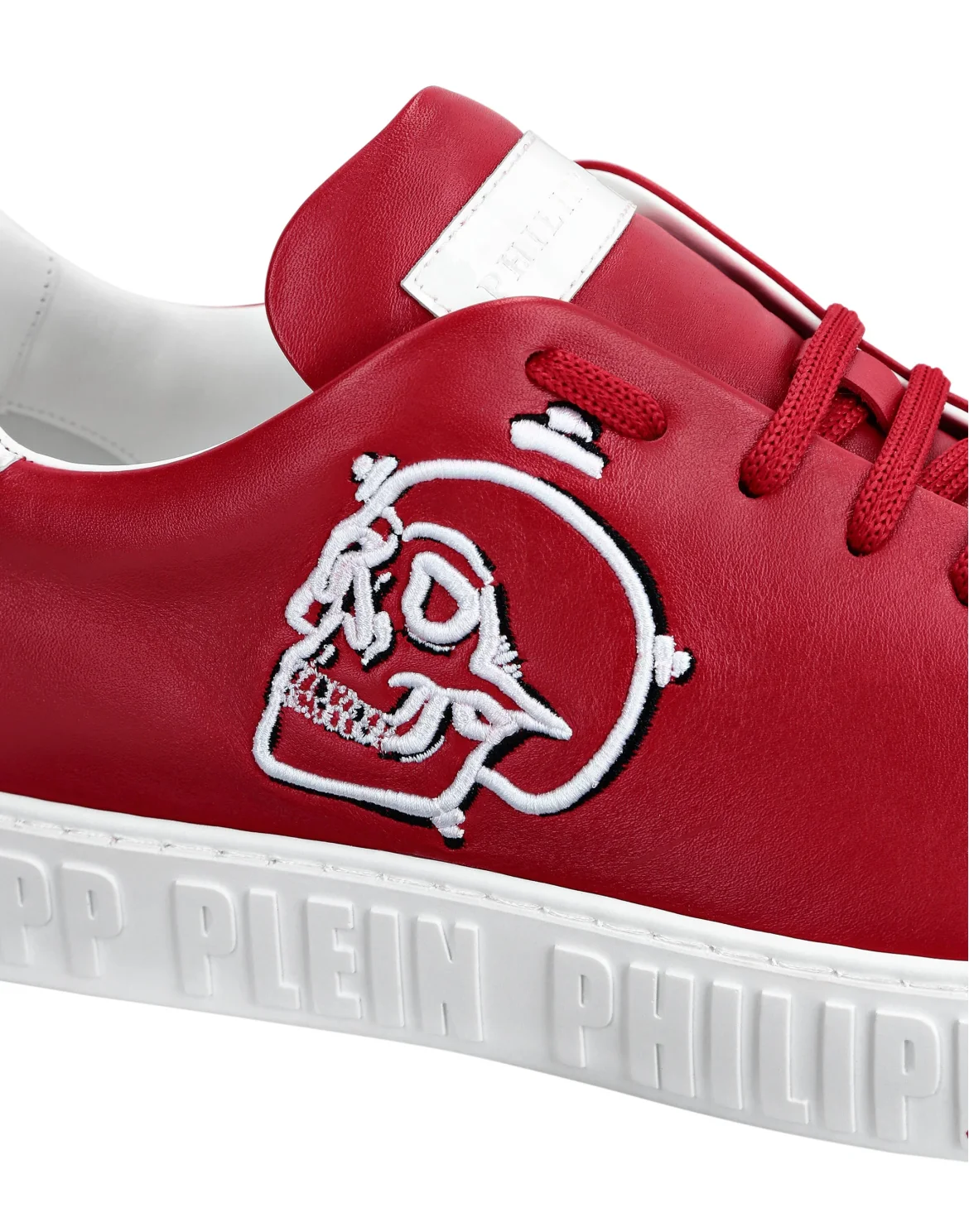 Lo-Top Sneakers Skull, цвет: Красный