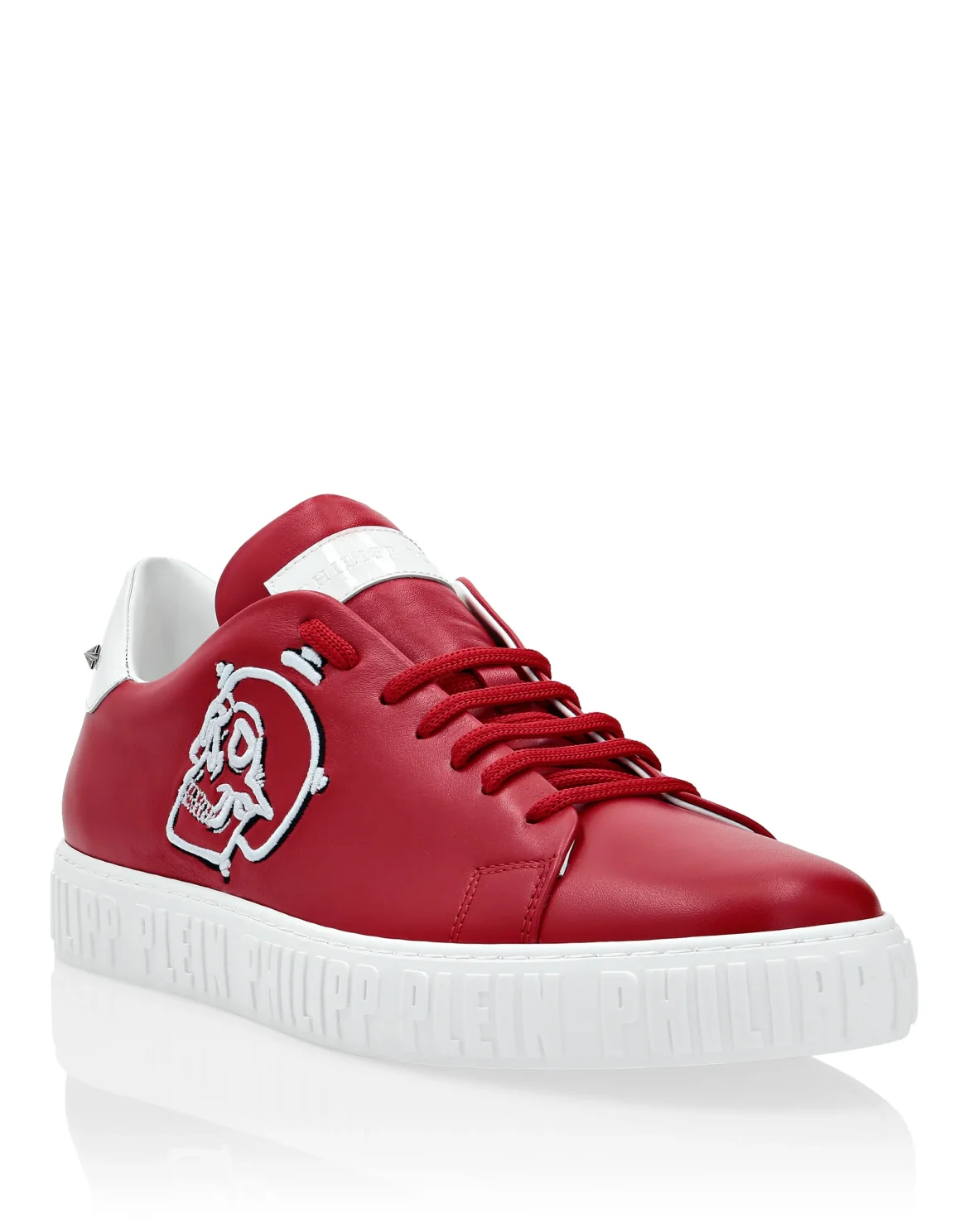 Lo-Top Sneakers Skull, цвет: Красный