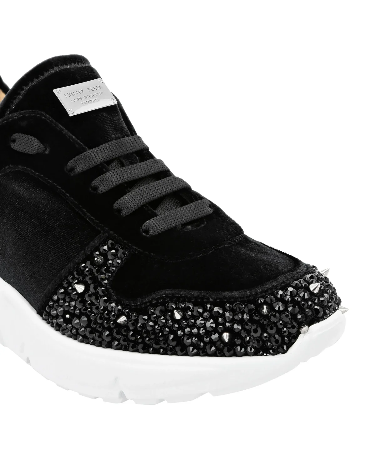 Runner velvet Studs, цвет: Черный