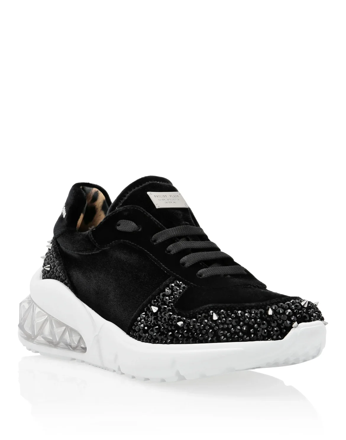 Runner velvet Studs, цвет: Черный