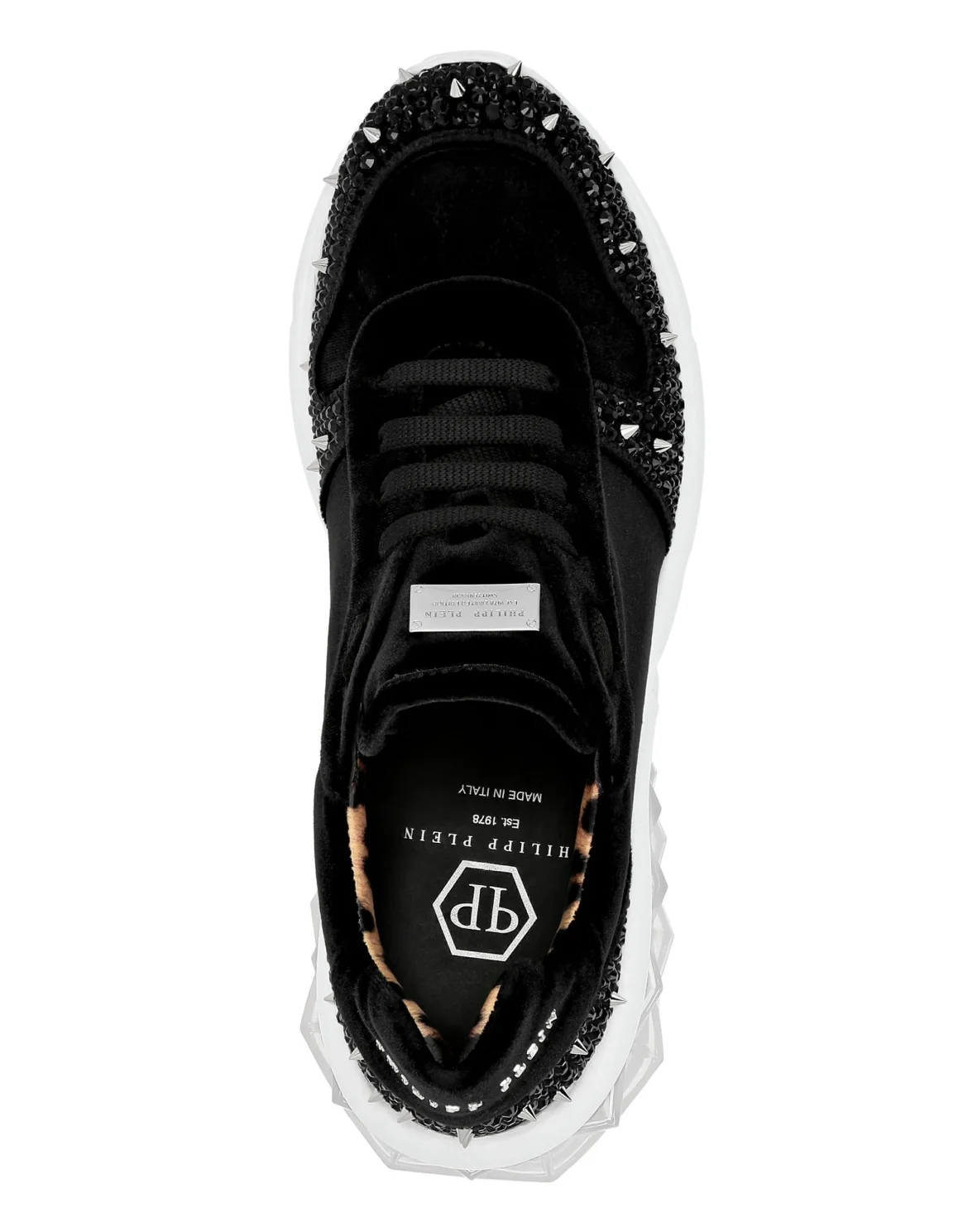 Runner velvet Studs, цвет: Черный
