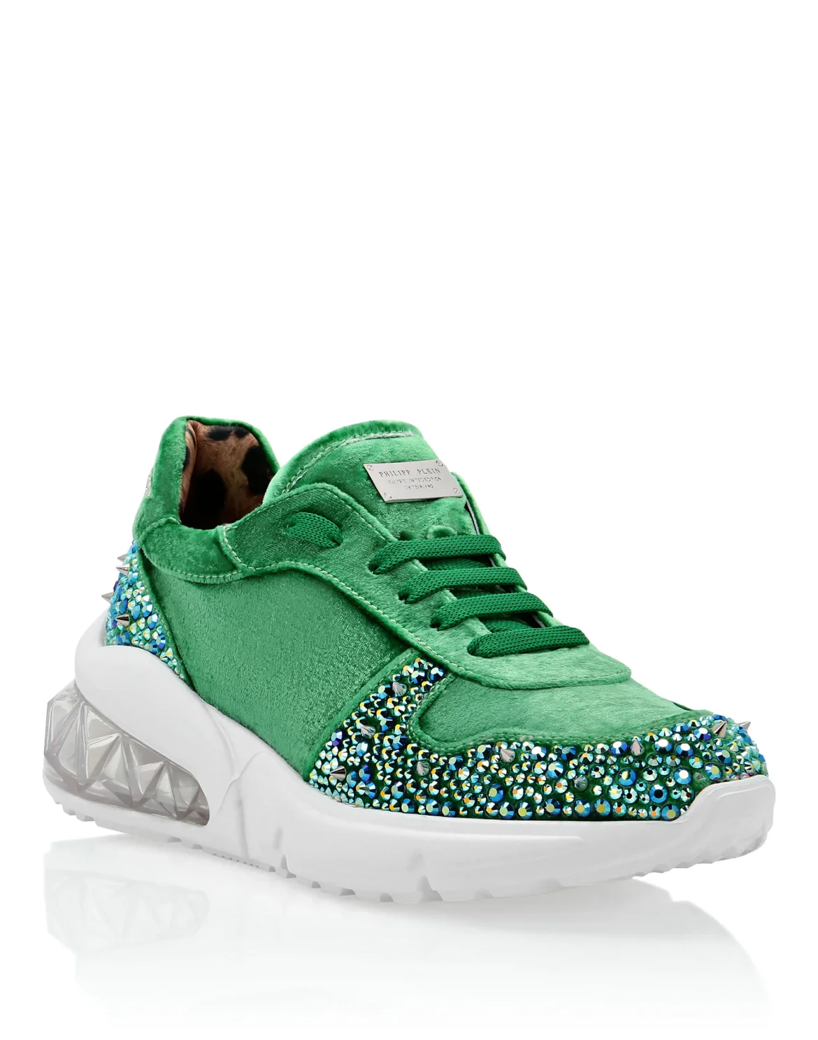 Runner velvet Studs, цвет: Зеленый