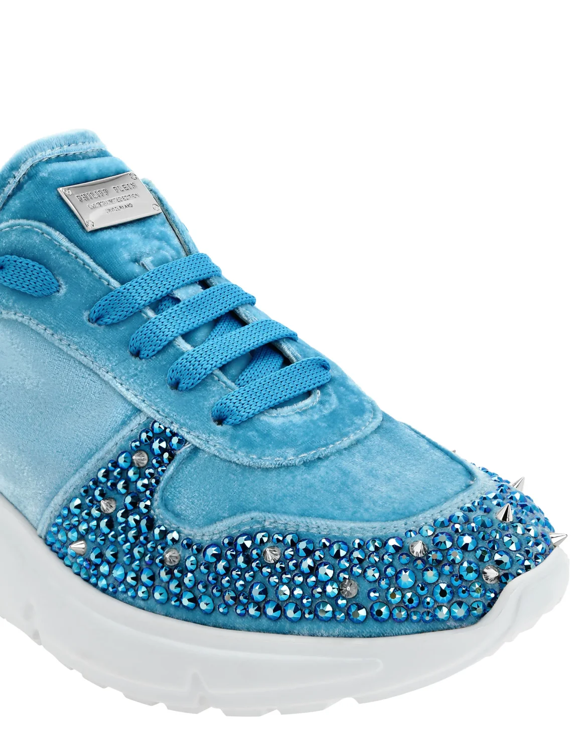 Runner velvet Studs, цвет: Голубой