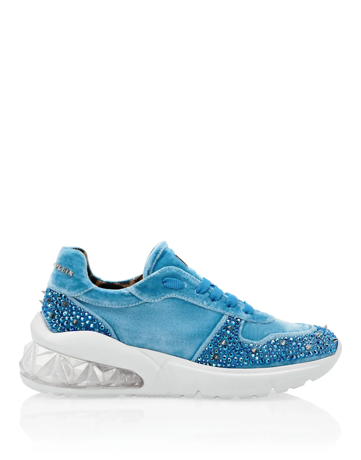 Runner velvet Studs, цвет: Голубой