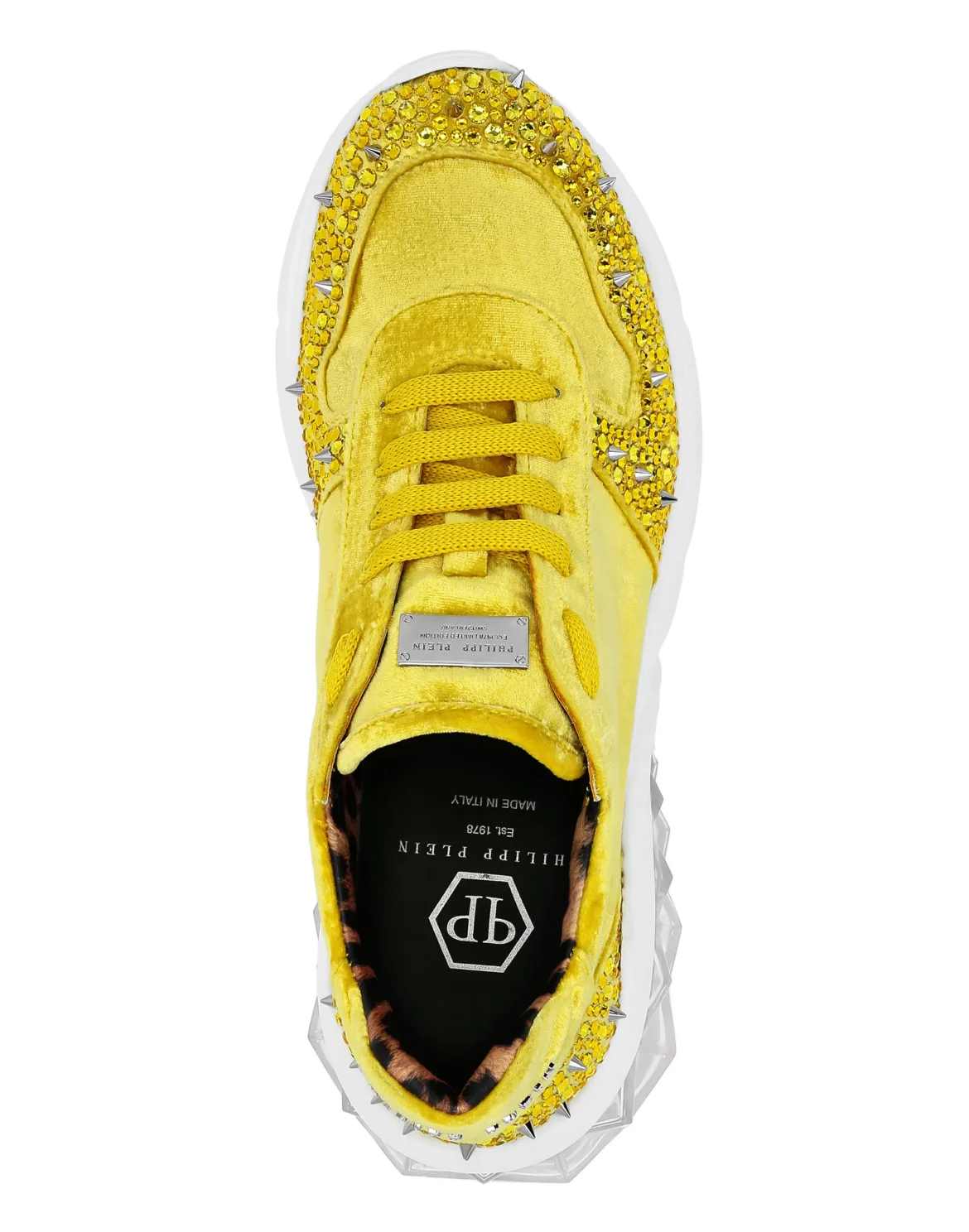Runner velvet Studs, цвет: Желтый