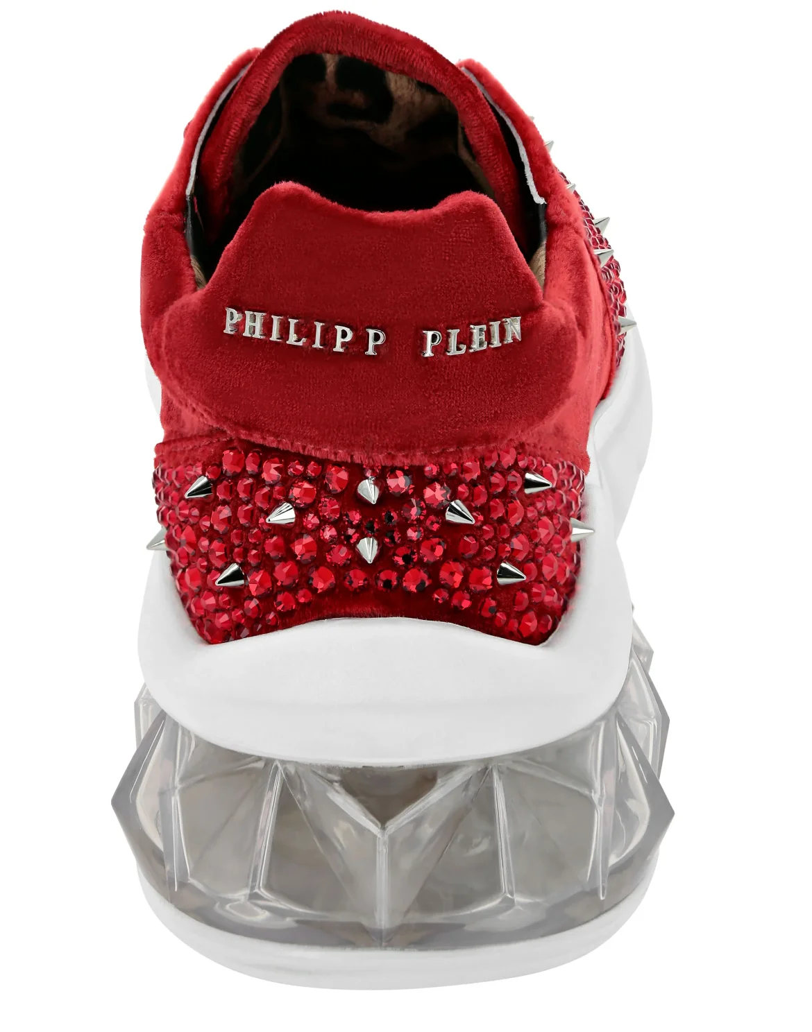 Runner velvet Studs, цвет: Красный