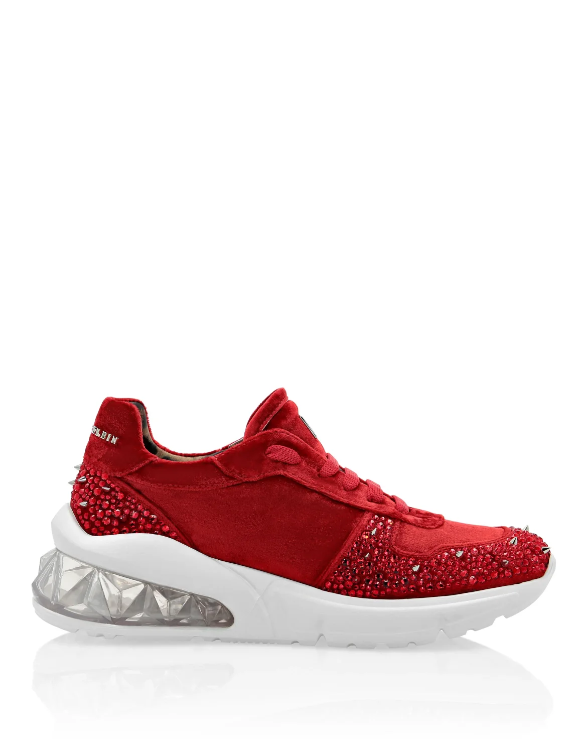 Runner velvet Studs, цвет: Красный