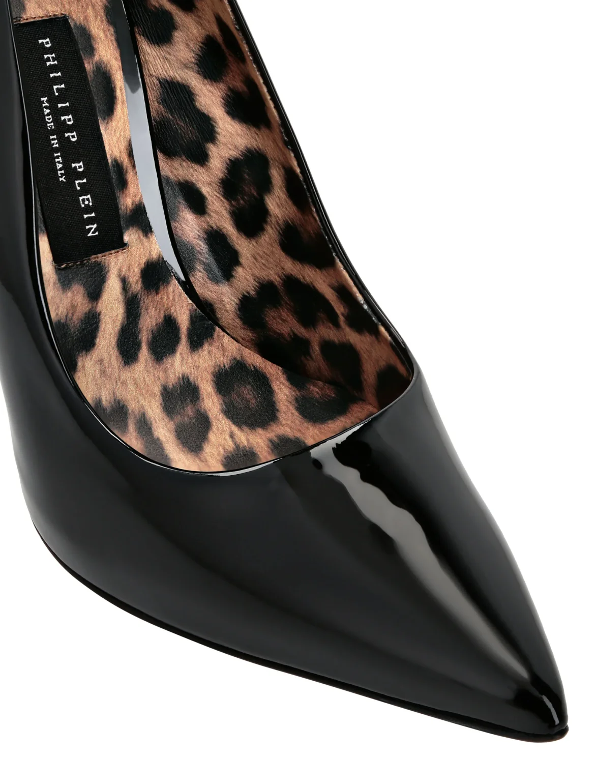 Skull Heel Patent Leather Pumps, цвет: Черный