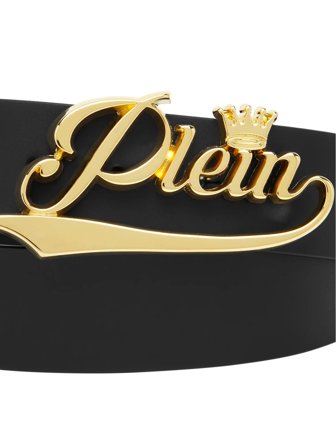Leather Belt King Plein, цвет: Черный